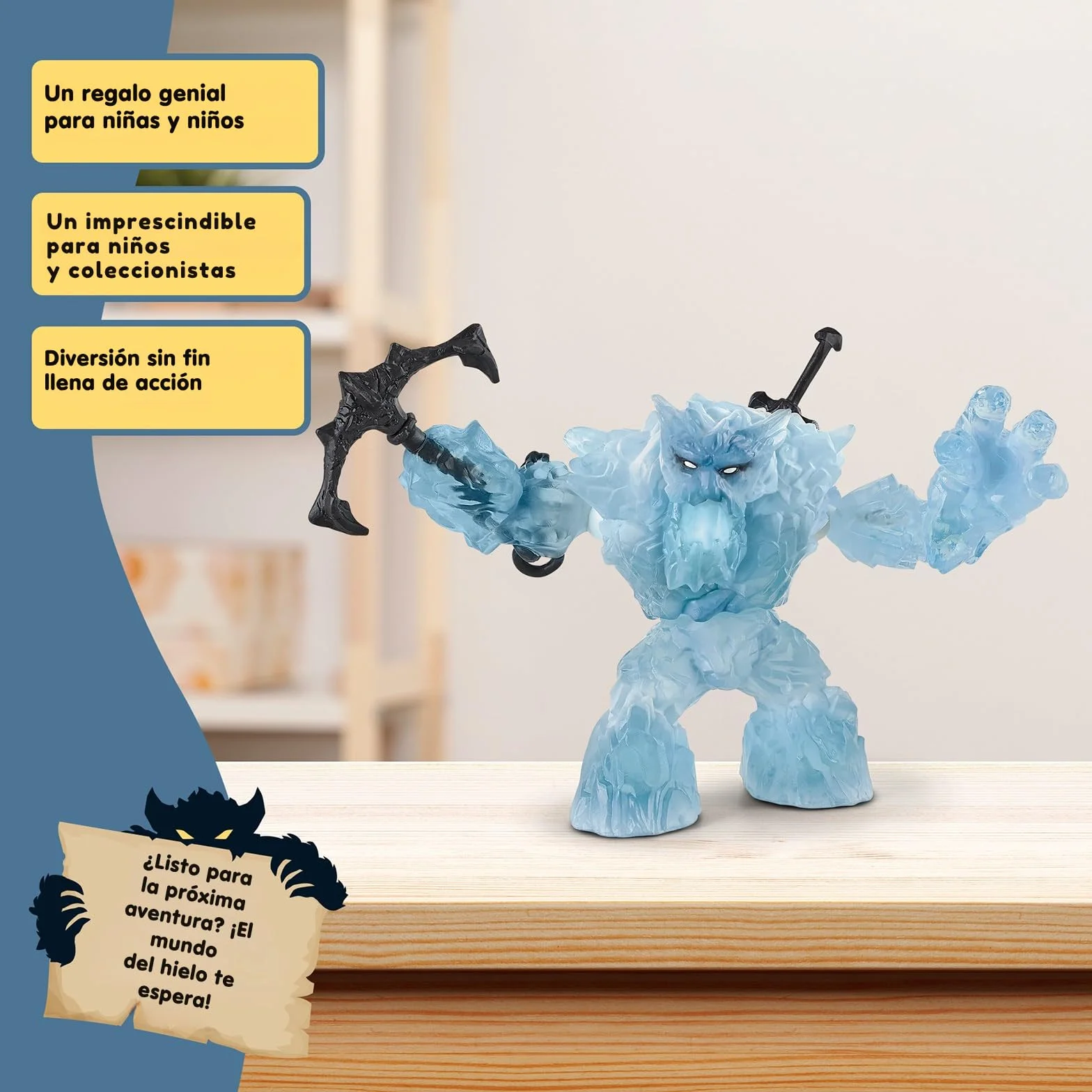 Schleich 70146 Gigante de Hielo, a Partir de 7 años, ELDRADOR Creatures - Figura, 24 x 9 x 14 cm