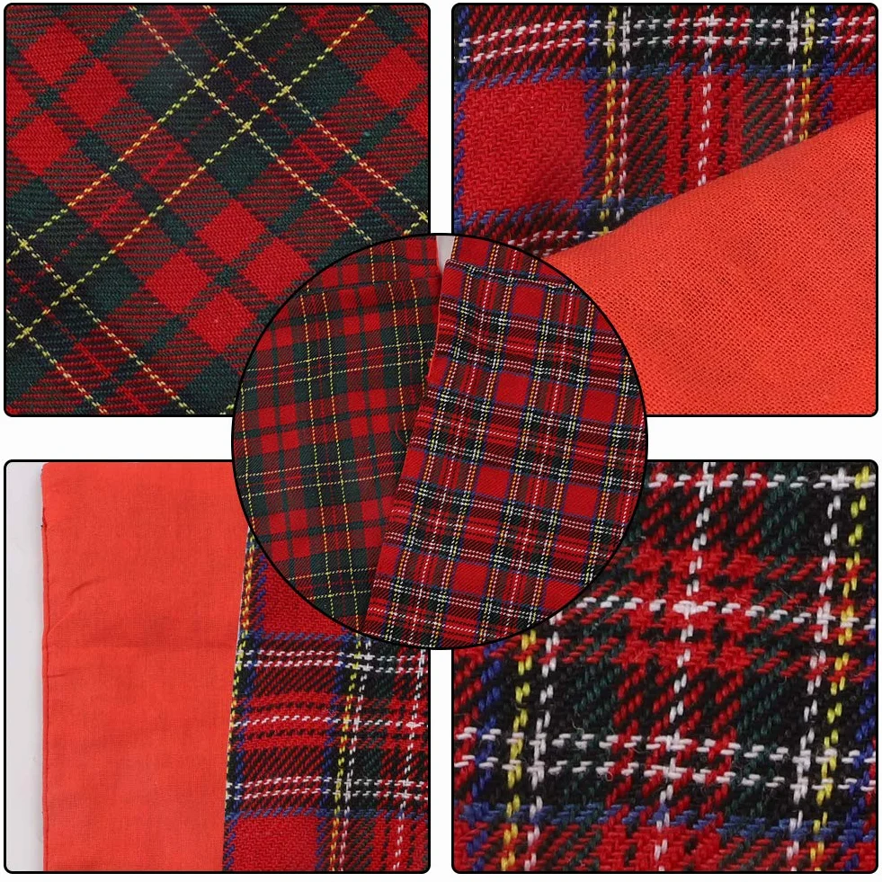 Saco de dormir elfo,paquete de 2 saco de dormir a cuadros rojos de 5,51x12 pulgadas para muñeco de duende,duendes que se comportan mal accesorios decoraciones de muñeco de Navidad,muñeca no incluida
