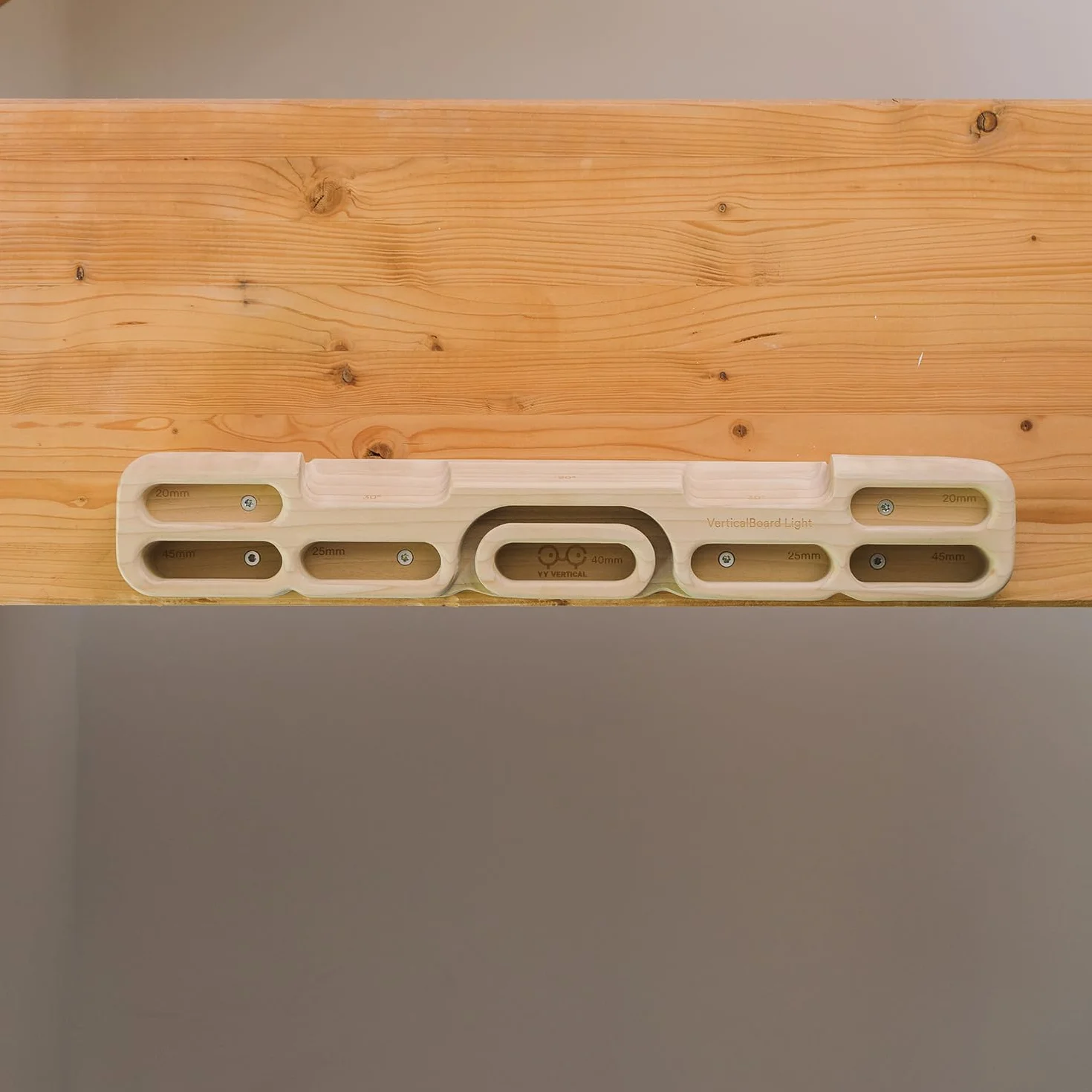 Verticalboard Light Hangboard Multipresa de Madera compacta para Principiantes
