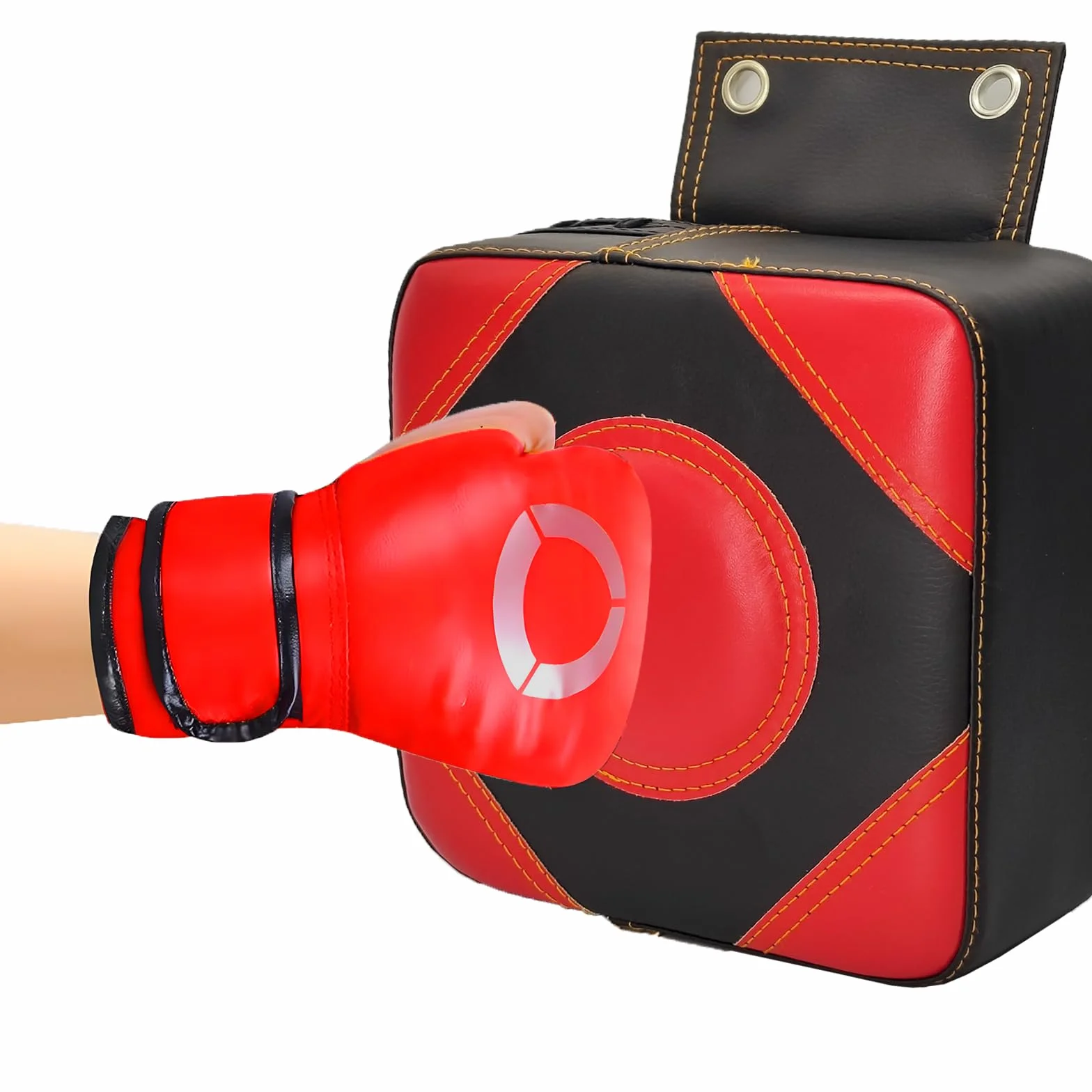 Almohadilla de Boxeo Portátil, Saco de Boxeo de Cuero PU, Esponja Elástica, para Entrenamiento en Gimnasio