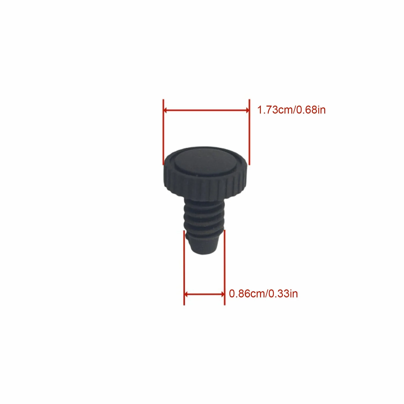 Knowlife Tapón de Goma para Taco de Billar, Funda Protectora 10 Unidades