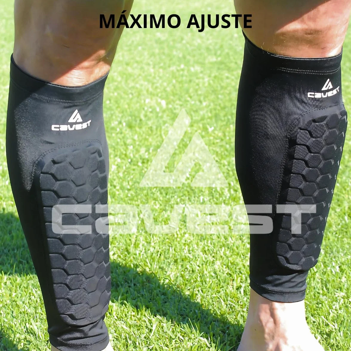Espinilleras Futbol Calcetines con Protector Integrado para niño y Adulto