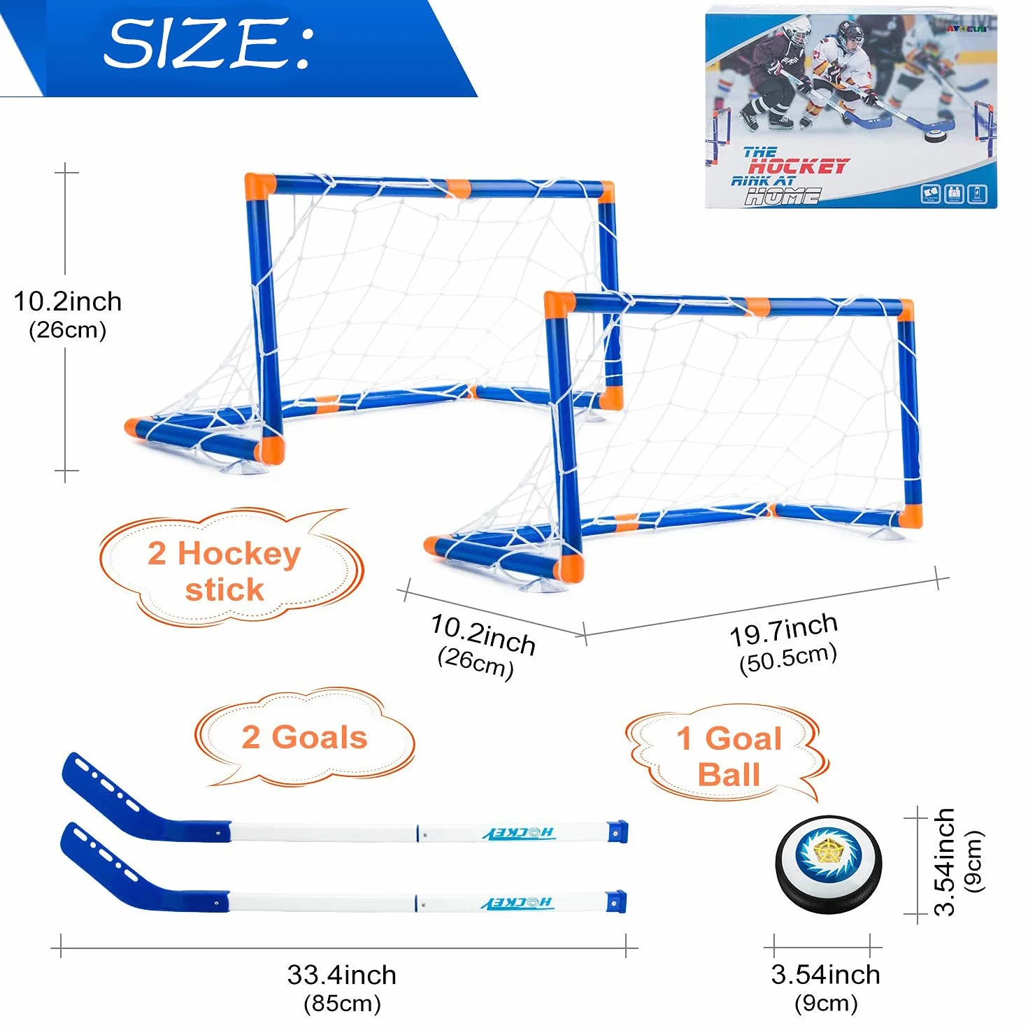 NIWWIN Air Power Football, Hover Football Juego de Juguetes de Hockey 3 en 1, Juego Simulado, Adecuado para Niños y Niñas de 3-12 Años