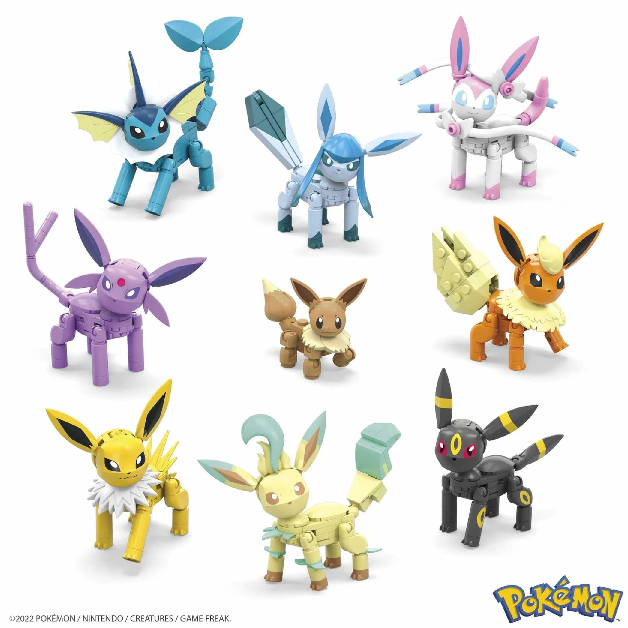 Mega Construx™ Pokémon™ Pack de evoluciones Eevee, juguete de construcción niños +6 años (Mattel GFV85)