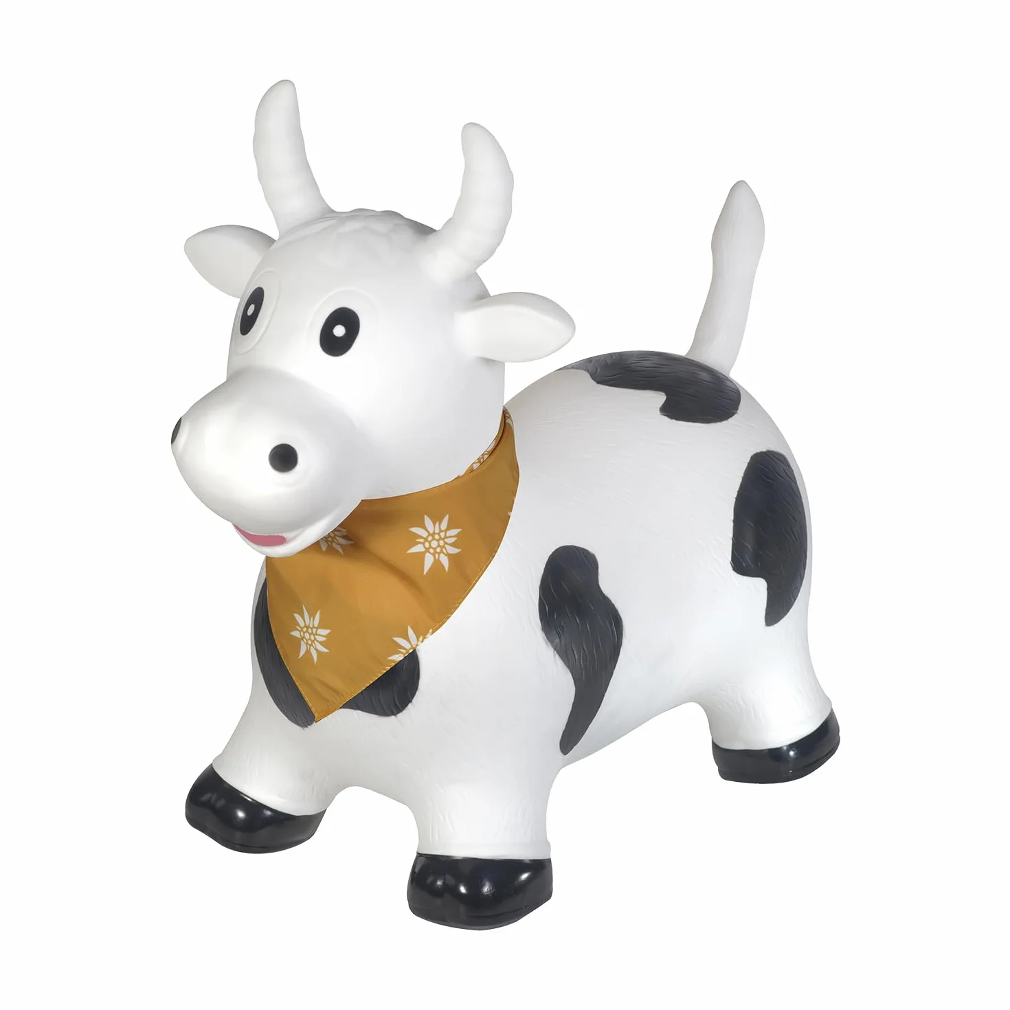 Kindsgut Animal para Saltar, Animal de Salto, Saltar, Vaca, brincar, para Bebes & niño pequeño, Inflable, con inflador, Unisex