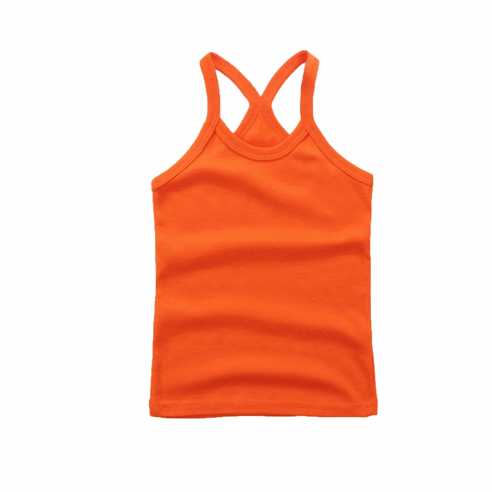 Generisch Camiseta de tirantes espalda cruzada para niña, ropa deportiva sin mangas para danza, ballet, gimnasia
