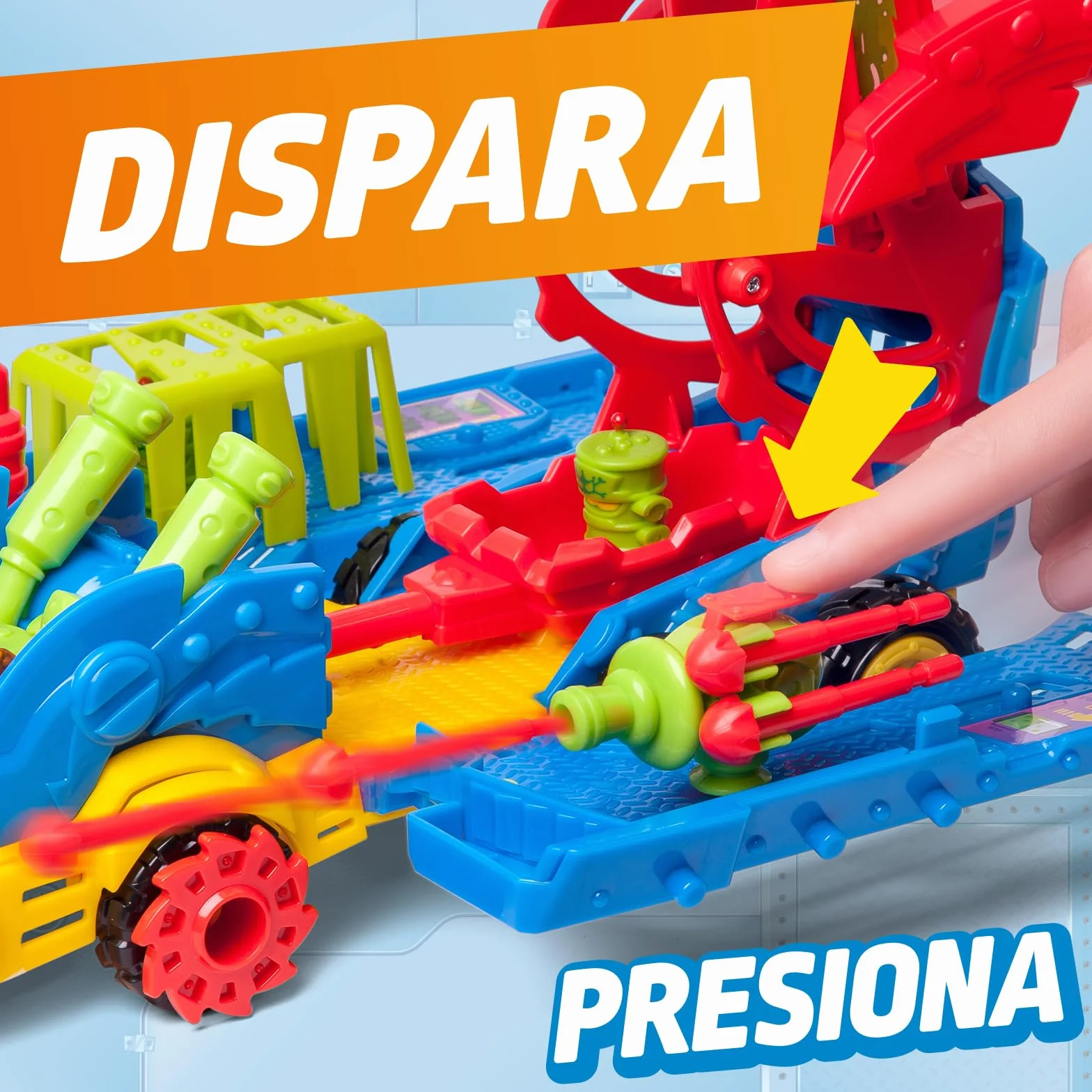 SUPERTHINGS KAZOOM Power Mr. King Truck Camión Serie TV con Vehículo Figura Exclusiva Robotoxics