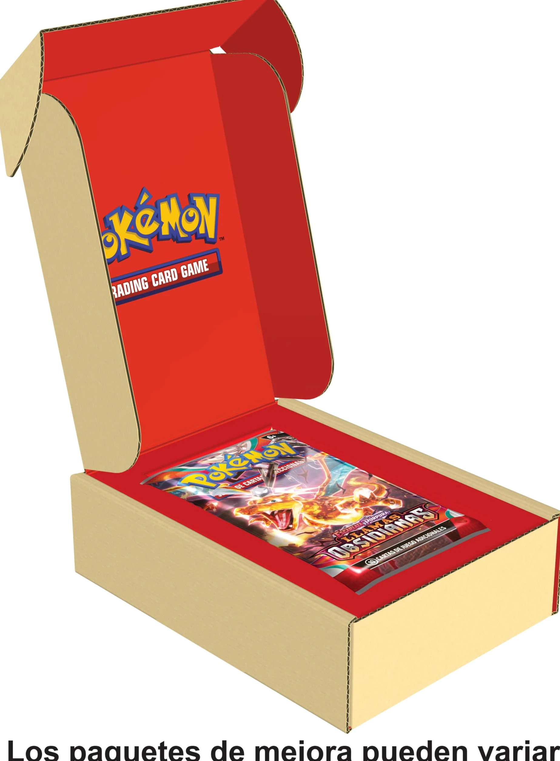 Pokémon Lote de Paquetes de Mejora de JCC Pokémon (4 Paquetes de Mejora, 40 Cartas en Total) (Puede Contener Paquetes de Mejora duplicados) Este es un Producto en español.