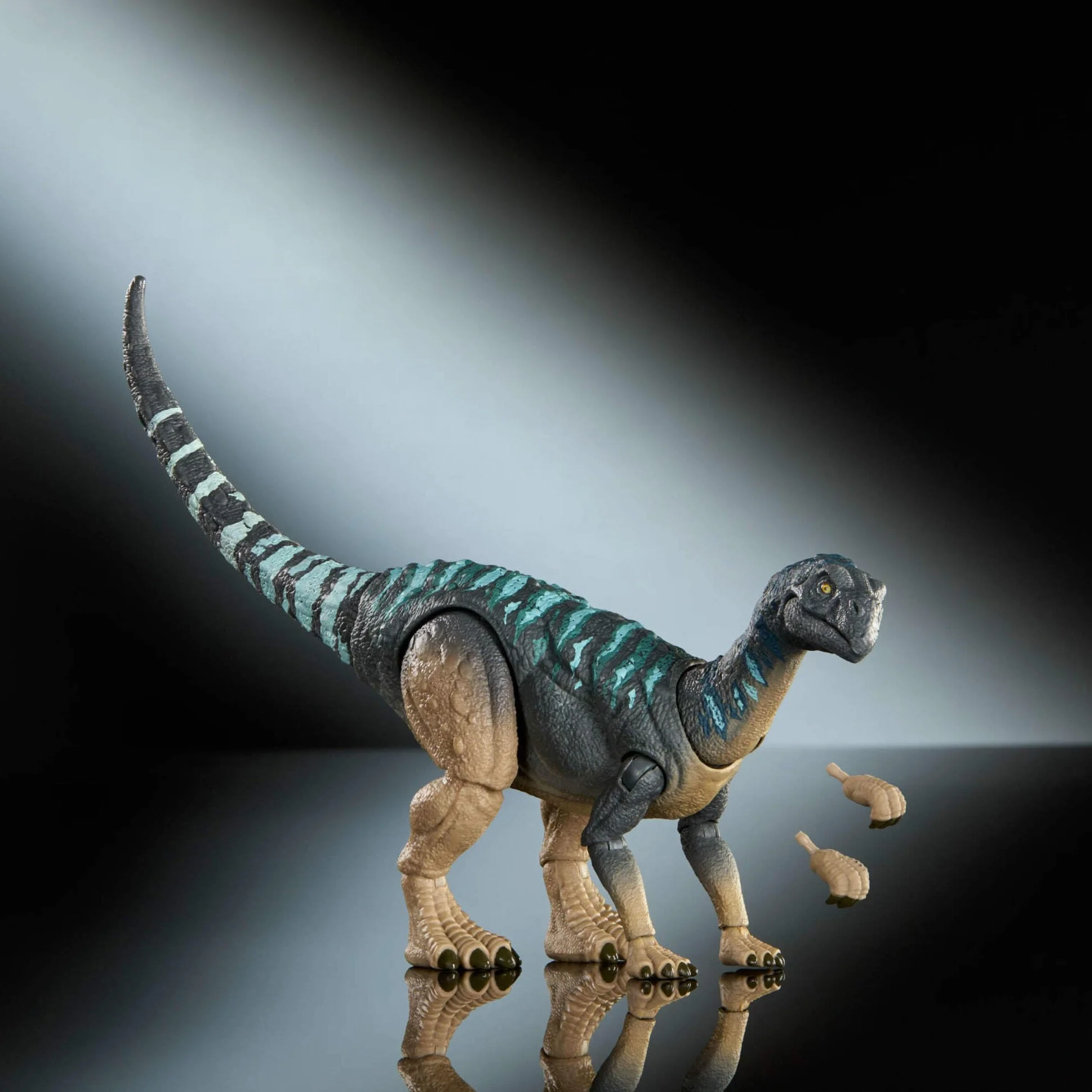 Mattel Jurassic World Figura de acción Mussaurio Dinosaurio 15 Puntos de articulación JKM89