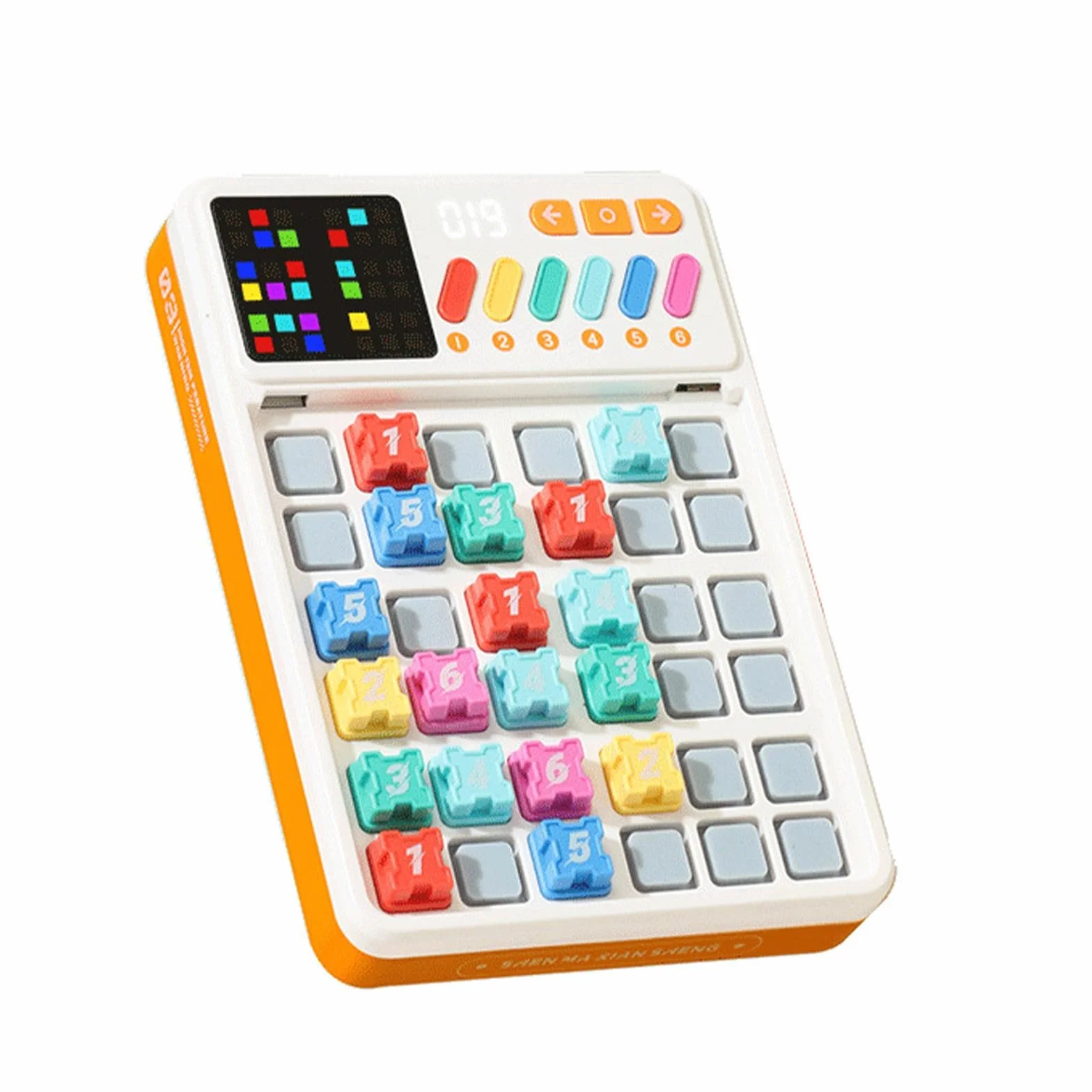 Perfk Máquina de Sudoku Inteligente con Luz, Juego de Rompecabezas para Niños, Entrenamiento del Pensamiento Matemático
