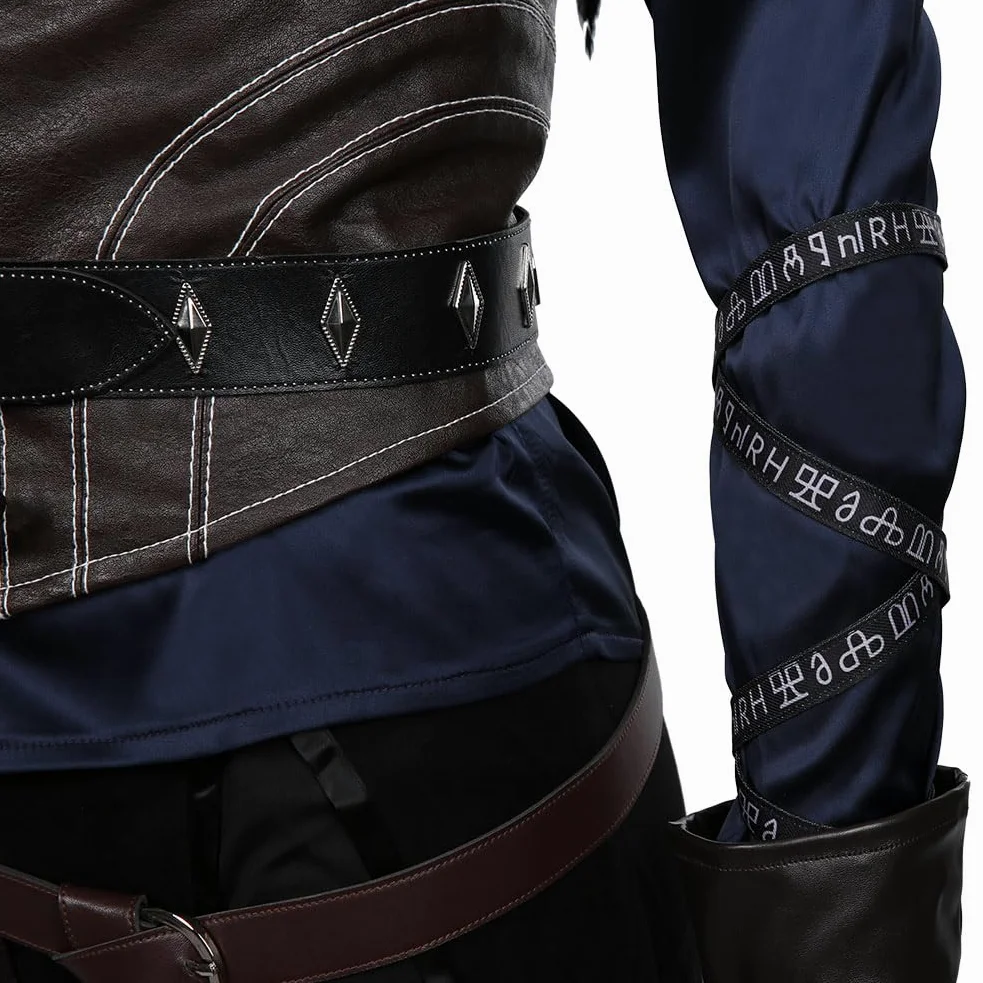 Gosbeliy Yennefer Disfraz de brujo cosplay para mujer, disfraz de guerrero, Halloween, carnaval, M
