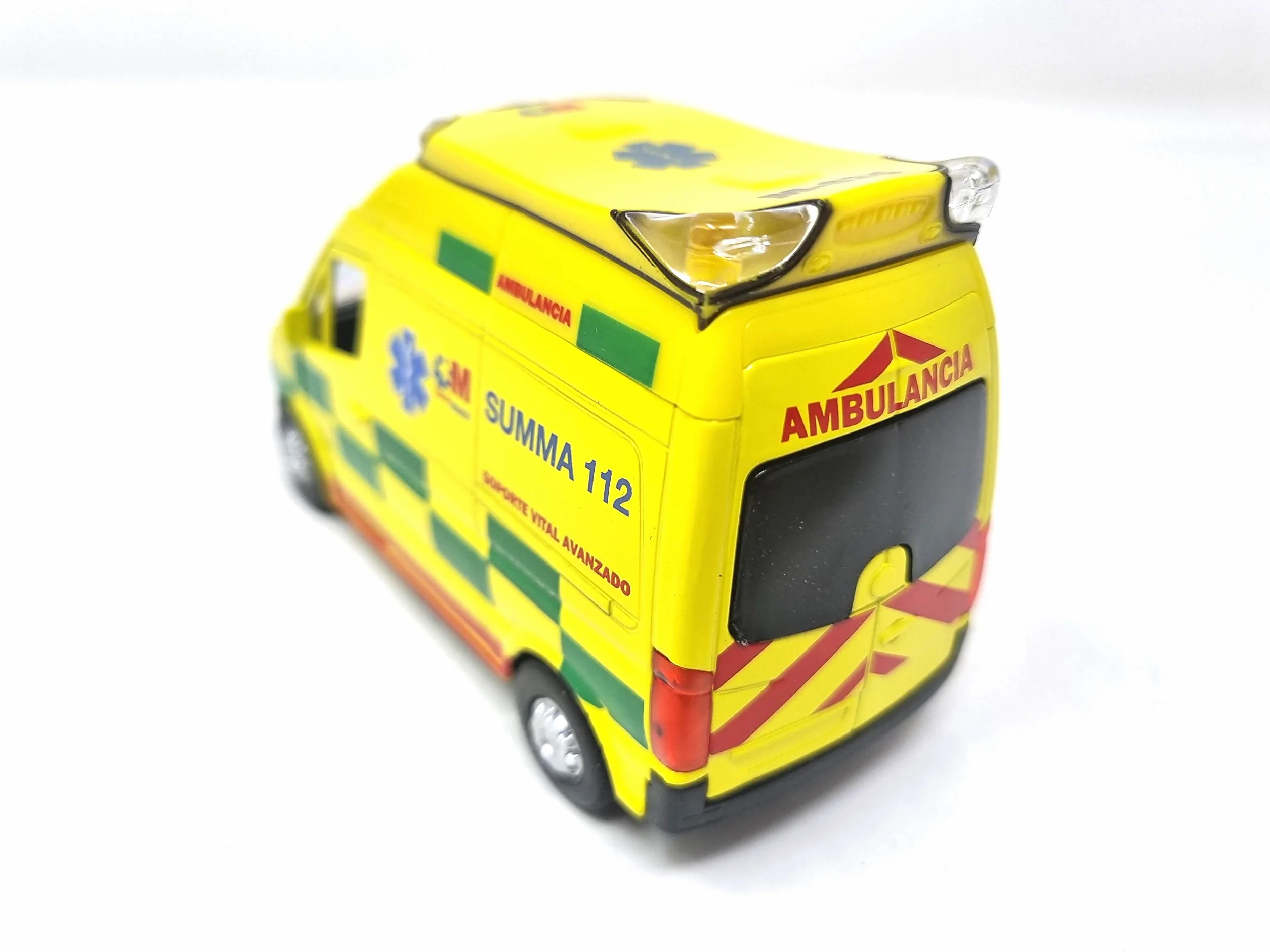 PLAYJOCS GT-8104 Ambulancia Summa Coche metálico Juguete para niños y coleccionistas.