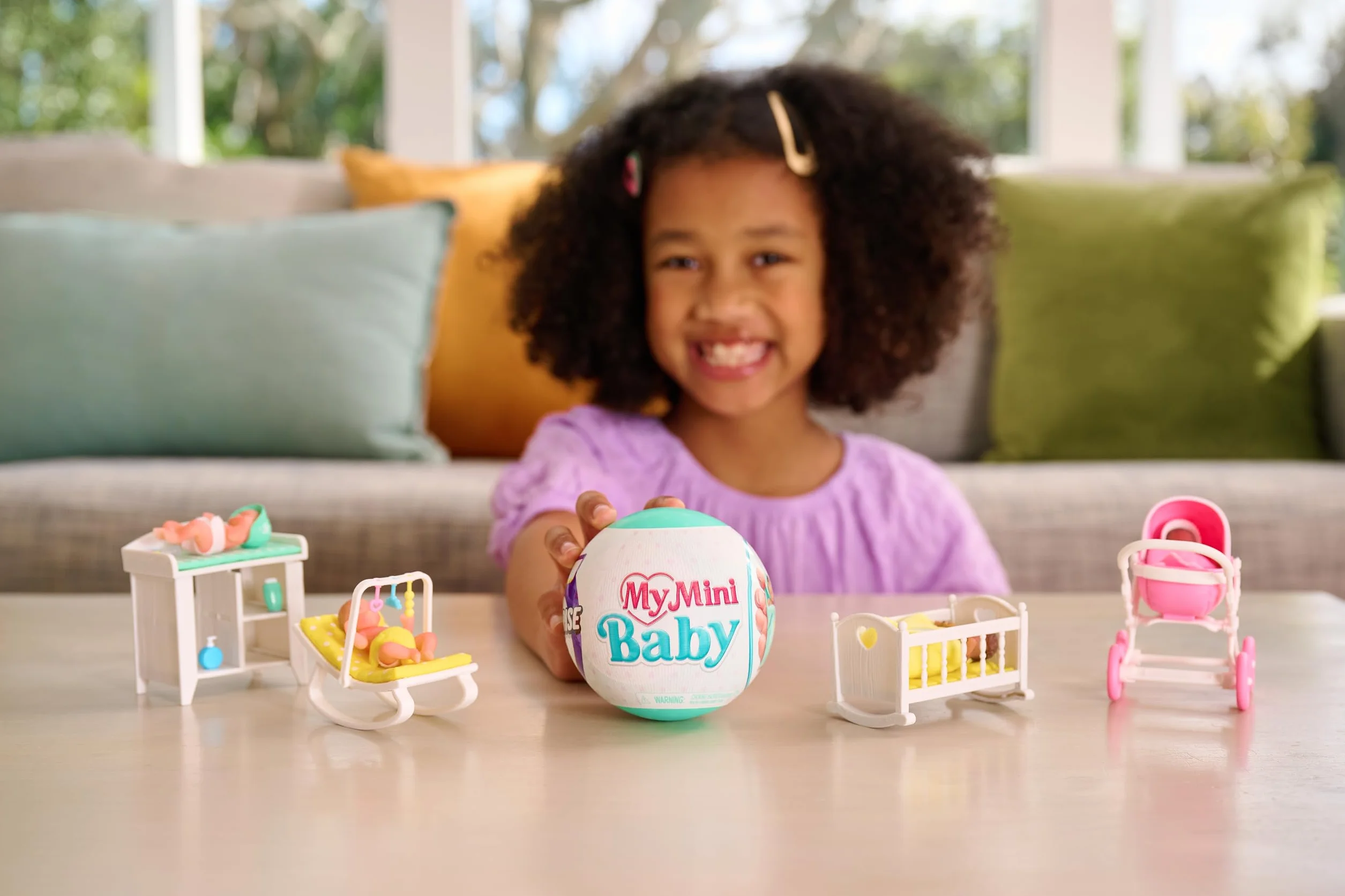 5 Surprise My Mini Baby Series 1, 2 Capsules, by ZURU, Collectible Mystery Capsule, Toy for Girls, Realistic Miniature Baby, Playset and Accessories (2 Capsules)