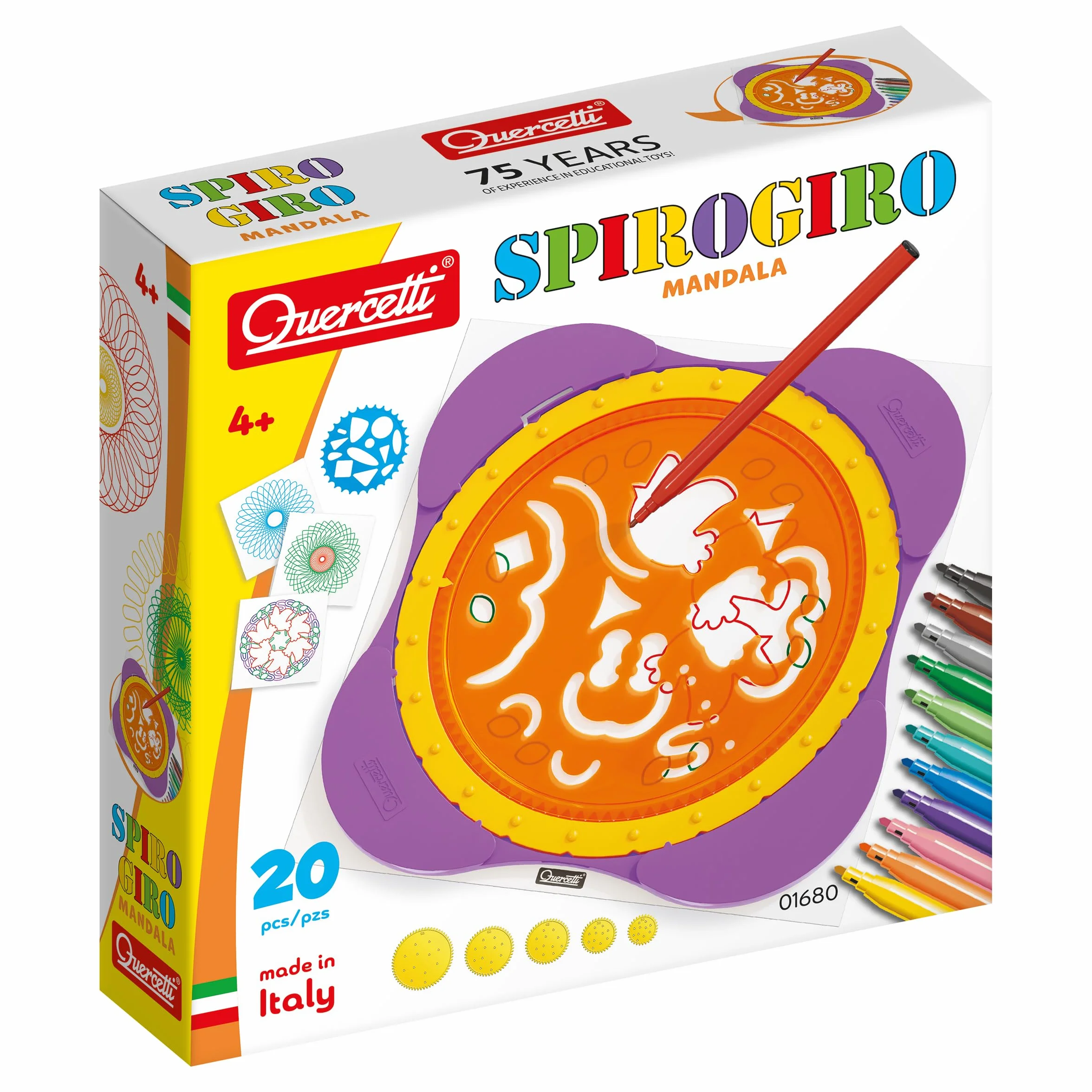 Quercetti - 1680 Spirogiro Mandala