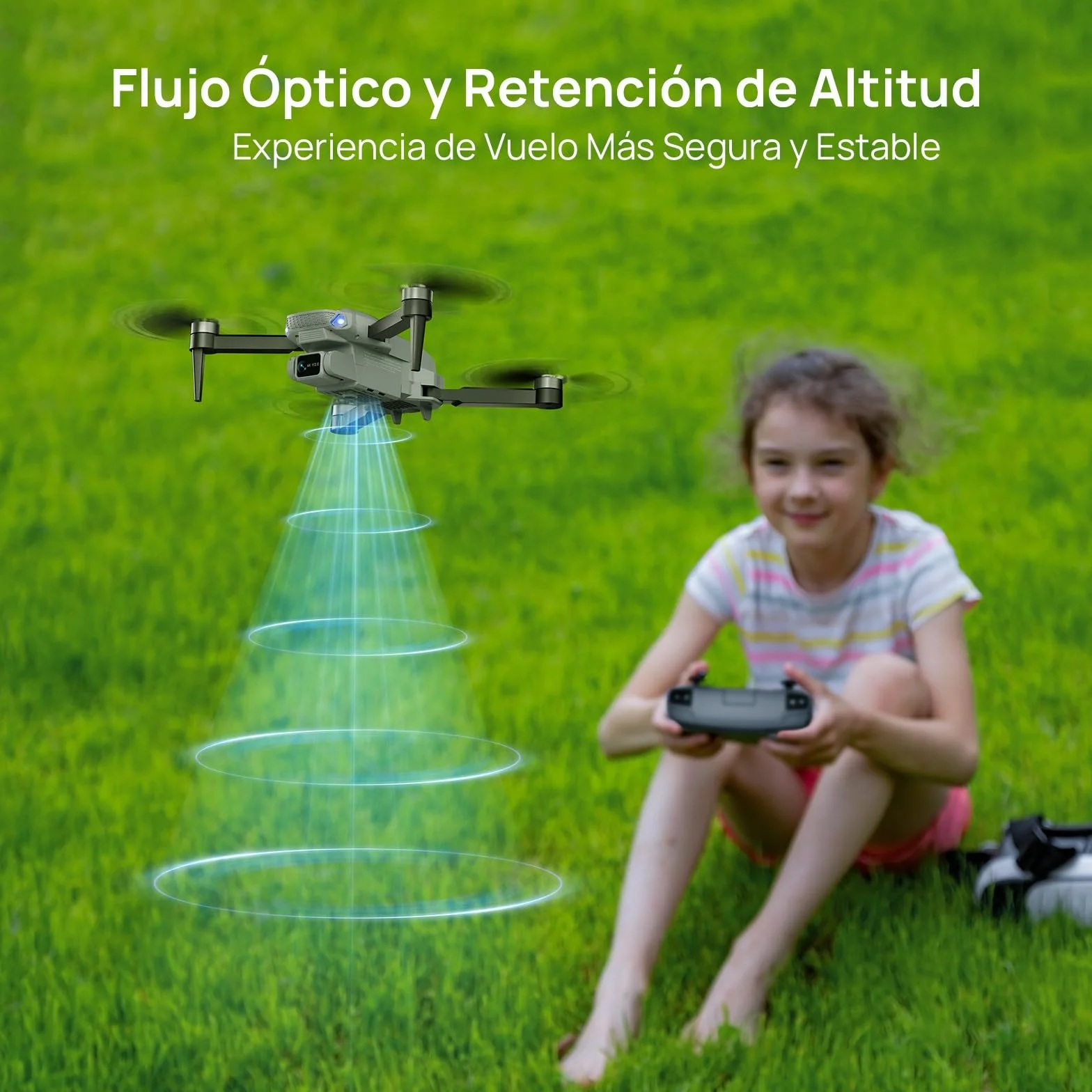 Ameta Drones con Camara 4K para Adultos, S20 Lite Dron para Niños Motor Brushless, Mini Drone FPV con 36min de Vuelo/Altitud Retención/Vuelo Círculo, Juguetes Regalo para Niños, Menos de 249g