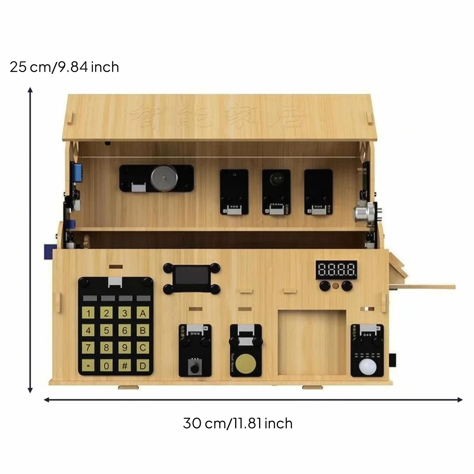 F Fityle Smart Home Entrenador Dispositivo Domótica Kit Programación Módulos Conectividad Teclado Pantalla Conjunto Didáctico para Interacción de Módulos