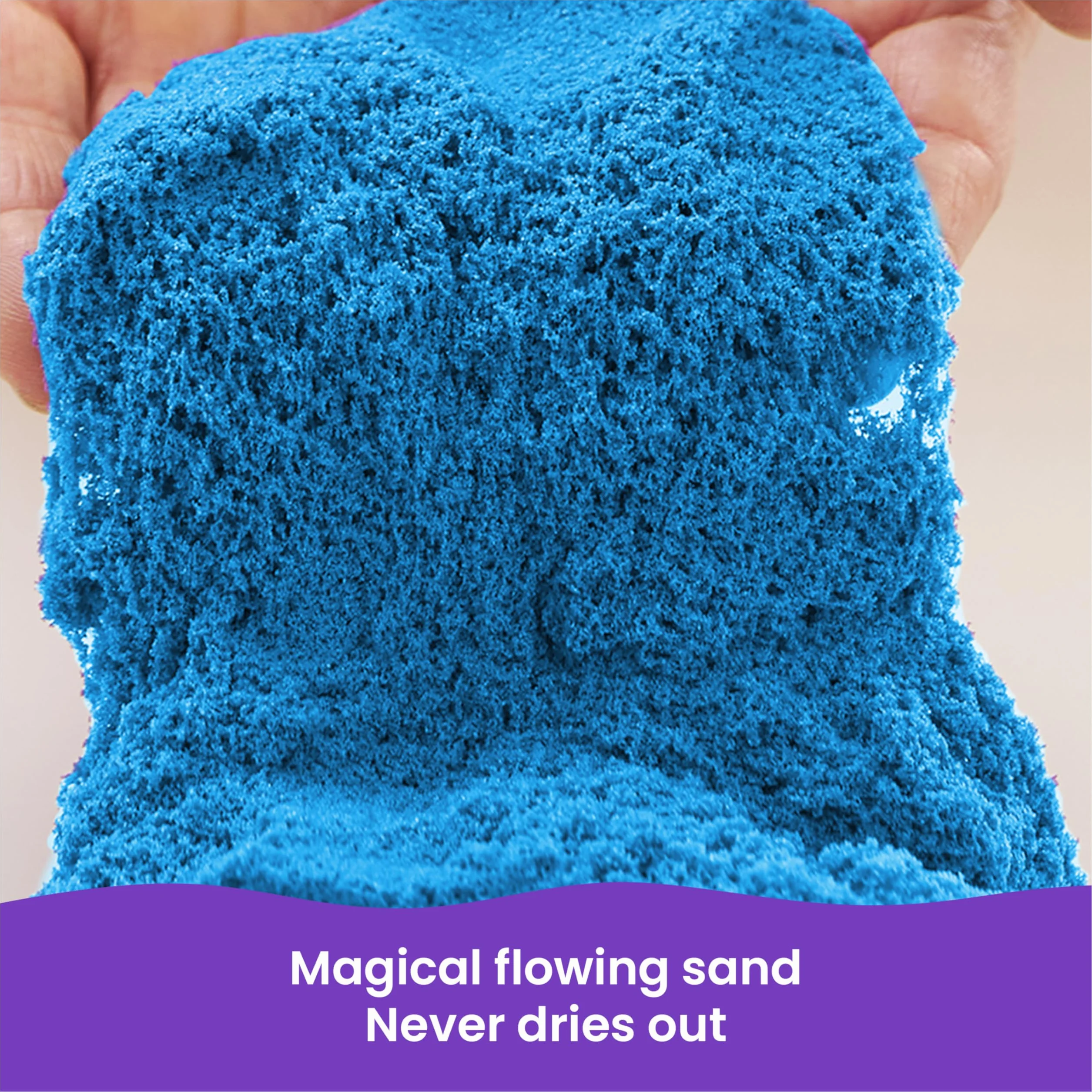 Kinetic Sand - 907 g de Arena Mágica Azul para Mezclar, Moldear y Crear - Kit Manualidades Niños - Juguetes Niños 3 Años + - Arena Kinetica