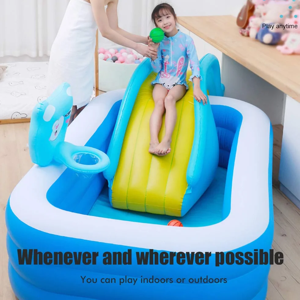Tobogán de Agua Inflable Tobogán de Piscina Tobogán de Piscina Suministros de Piscina de Verano Juguetes acuáticos para niños para Exteriores Interiores