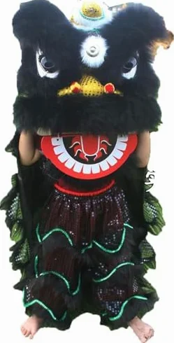Accesorios tradicionales para disfraz de danza del león, actuación de Año Nuevo chino, 14 pulgadas para niños de 5 a 12 años