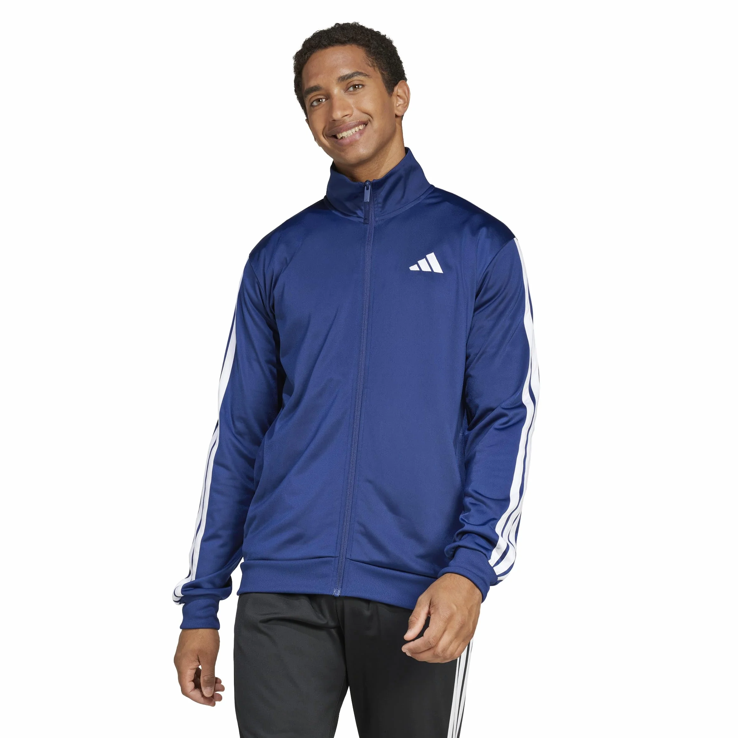 adidas Hombre 3 Stripes Tricot Regular Track Top