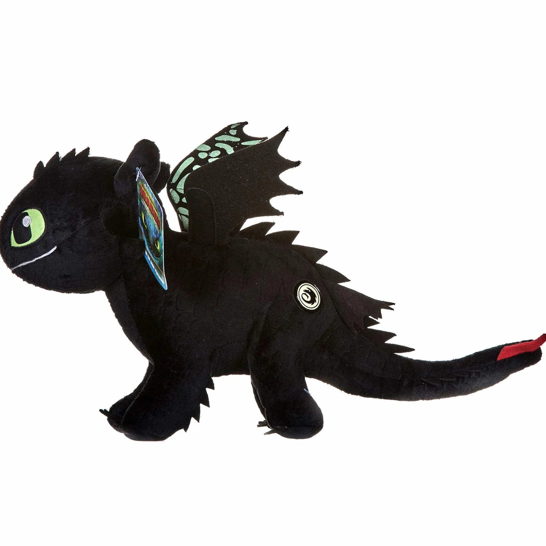 HTTYD Plush Dragon Desdentado Toothless Furia Nocturna Negro Furia 40cm Brilla en la Oscuridad