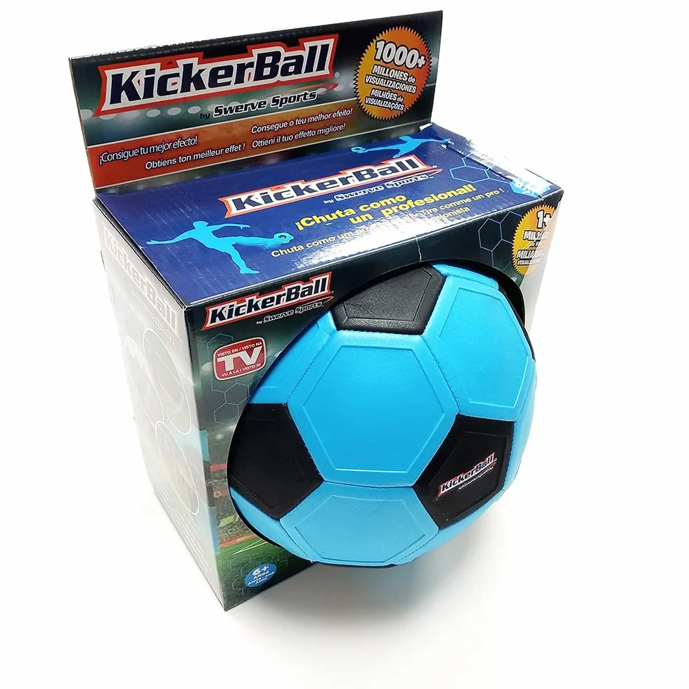 Kickerball el Balón con Efecto Que Marca una Trayectoria Curva