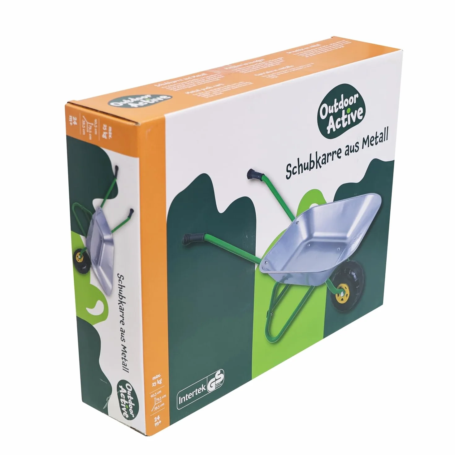 Outdoor Active 562 - Carretilla metálica para niños