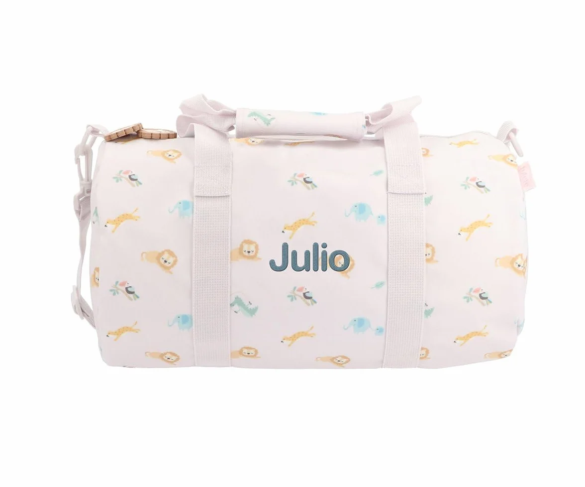 Tutete Bolsa de Deporte Infantil con Bandolera Ajustable y Cremallera, Ligera y Lavable