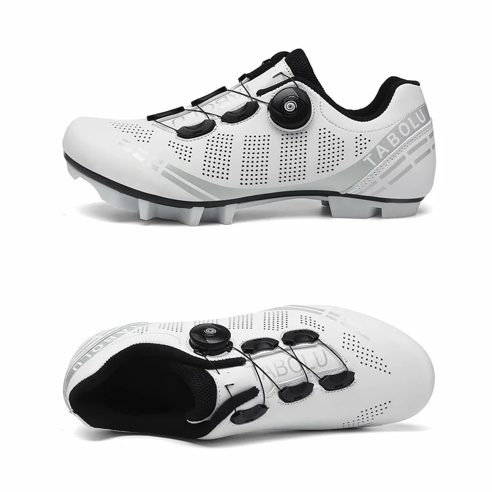 Hixingo Zapatilla Ciclismo Hombre Mujer Zapatos Bicicleta Montaña MTB SPD Lock 36-47 EU