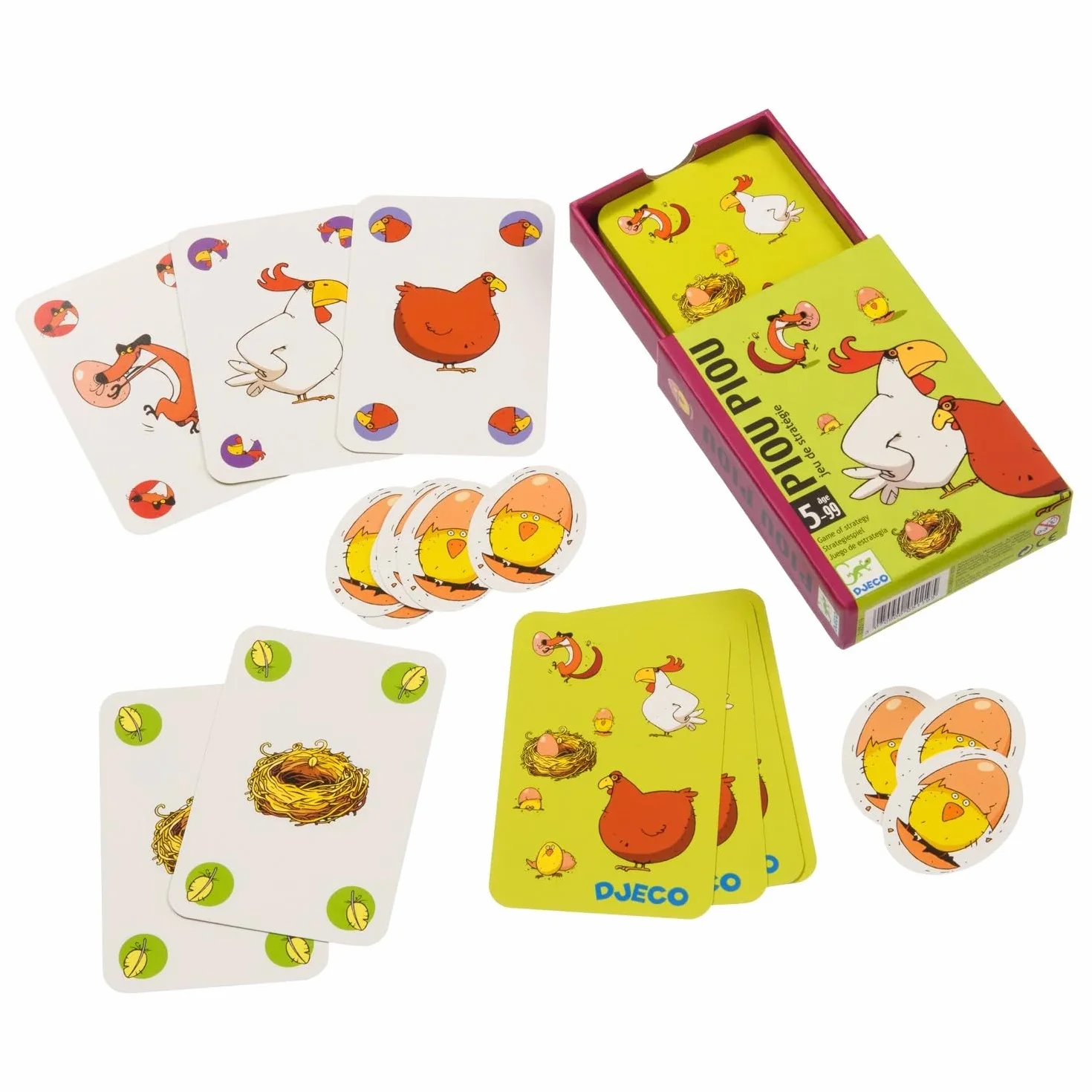 Djeco - Cartas PIOU PIOU