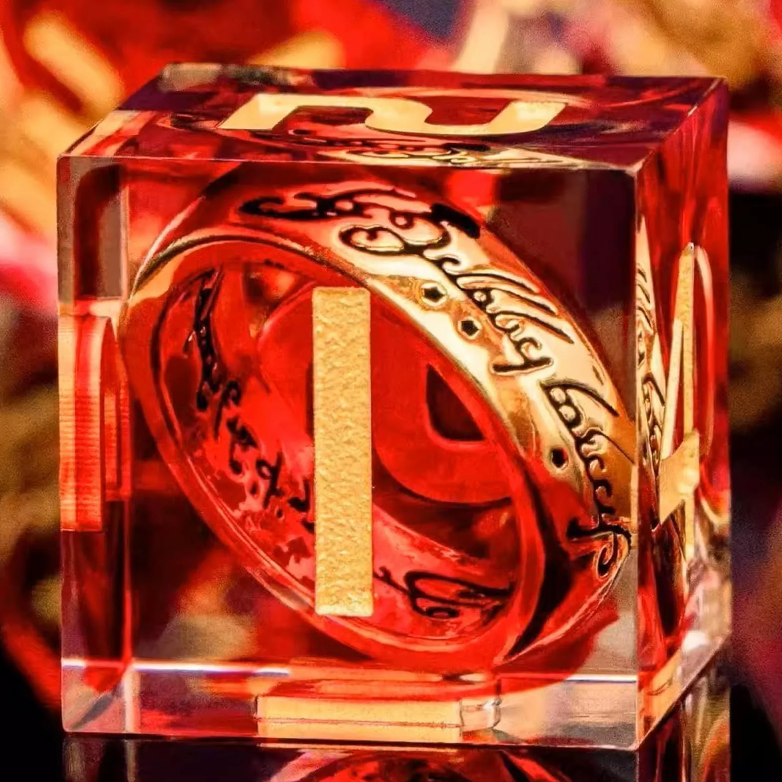 Elifel DND Dados de rol Señor de los Anillos Juego Dado Poliédrico y de rol Borde Afilado de Resina Dados D&D 7 Piezas para Mazmorras y Dragones Pathfinder RPG MTG D4 D6 D8 D10 D12 D20 D%