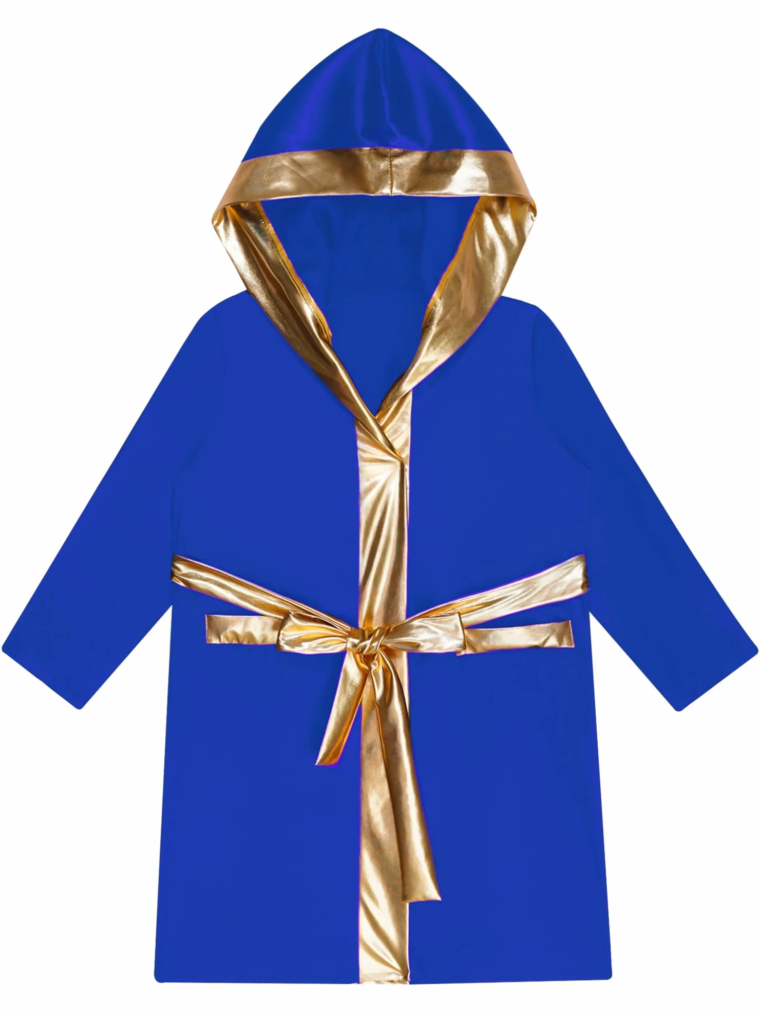 Bata de boxeo para niño uniforme de manga larga kickboxing chaqueta artes marciales Muay Thai entrenamiento con capucha cinturón