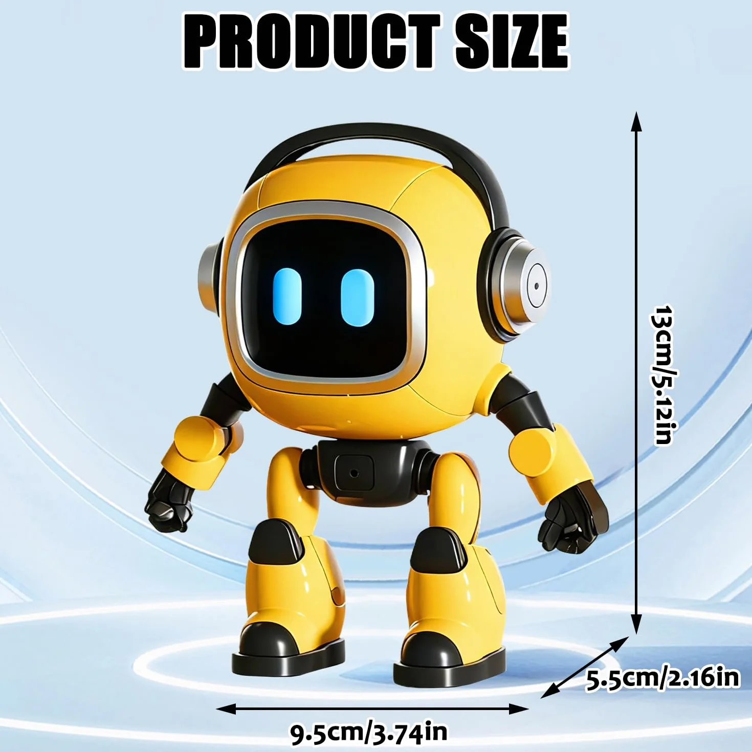Robot de Escritorio con Inteligencia Artificial, Robot de escritorio interactivo inteligente, Robot Inteligente Impulsado Por Ai, Juguete robot inteligente AI, Emo Ro-bot, Regalo Para Niños