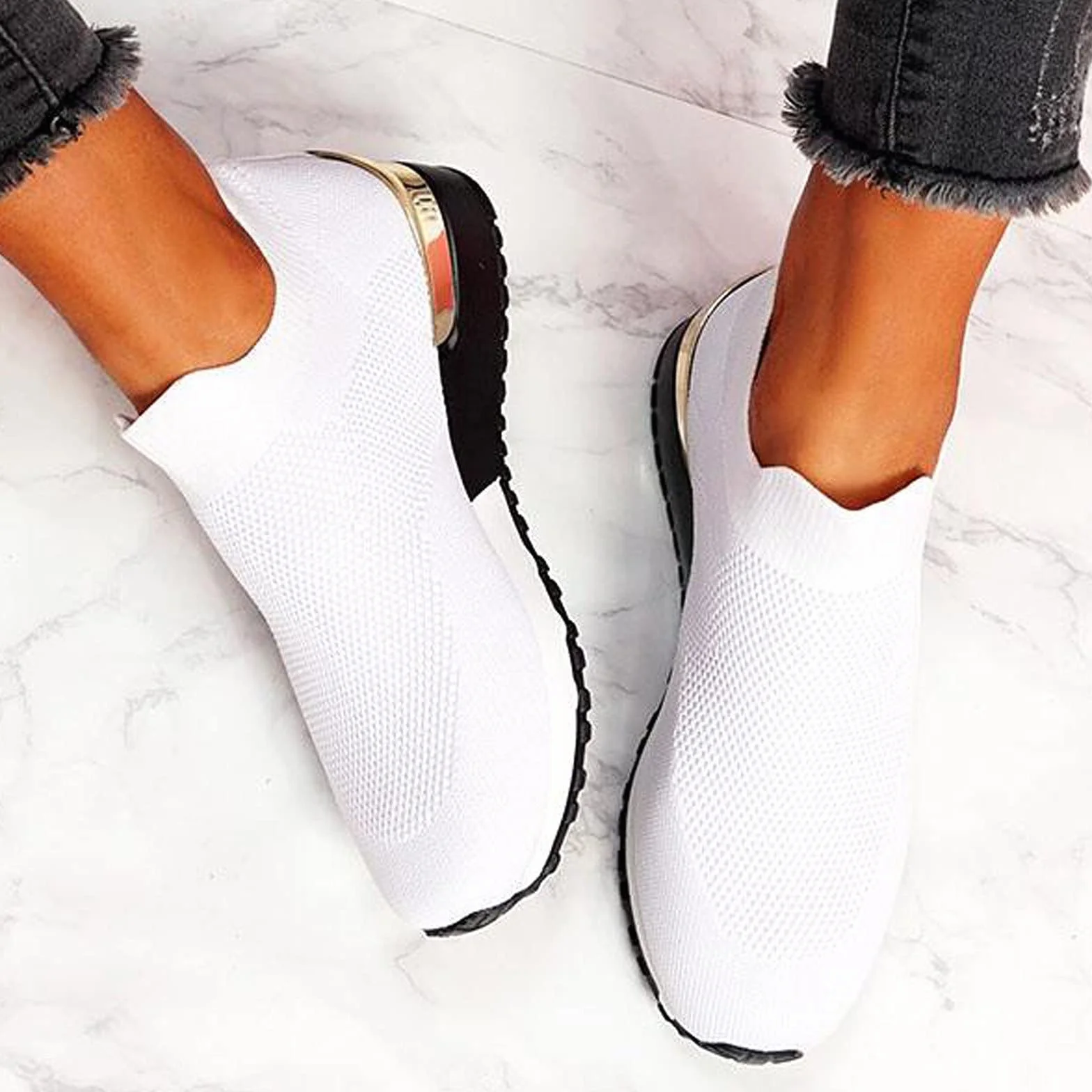 Zapatillas deportivas para mujer transpirables ligeras para correr senderismo