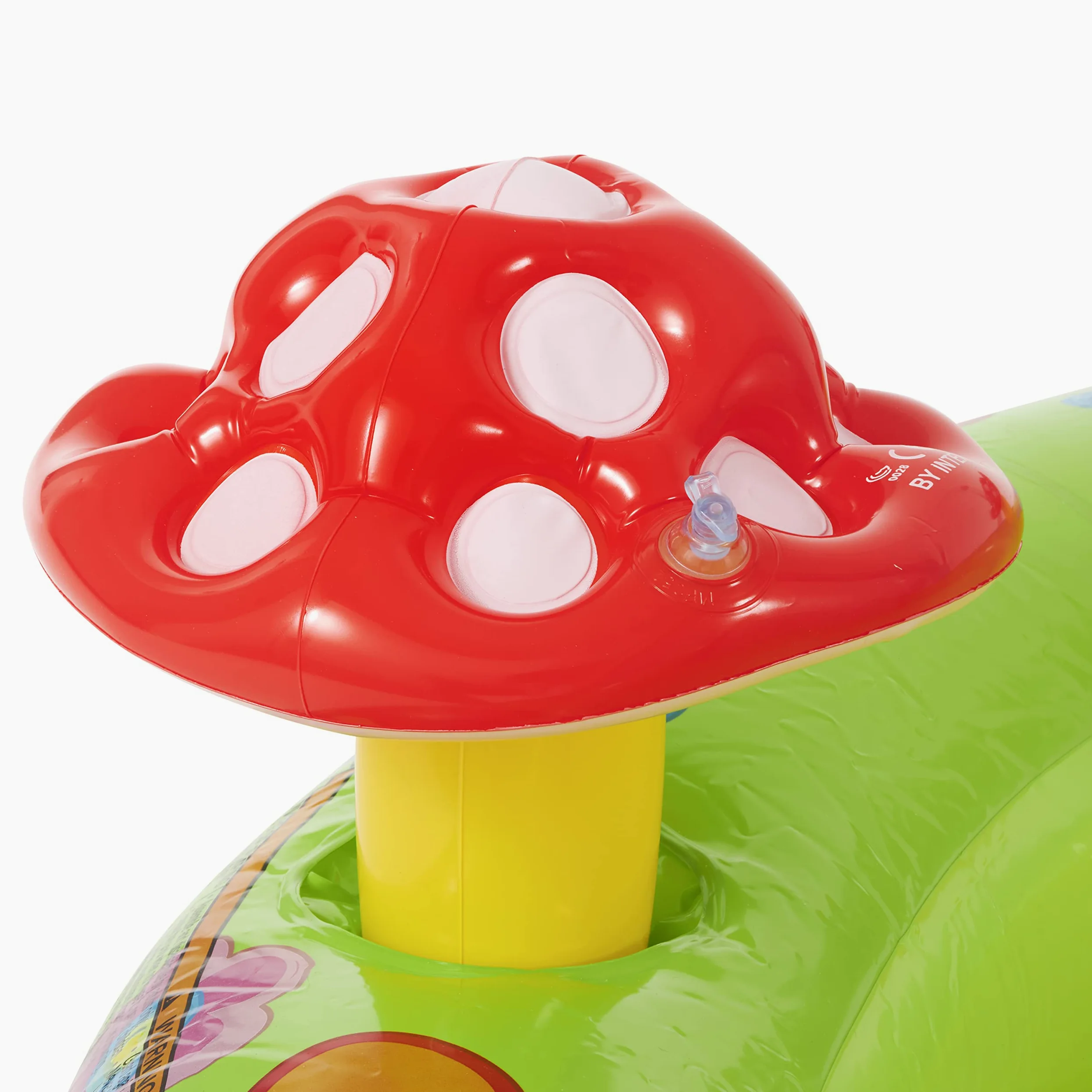 INTEX Piscina Inflable de jardín para niños: Piscina Inflable para niños con rociador de Agua y tobogán – Almohadilla para Salpicaduras – 114 x 71 x 41 Pulgadas – A Partir de 3 años