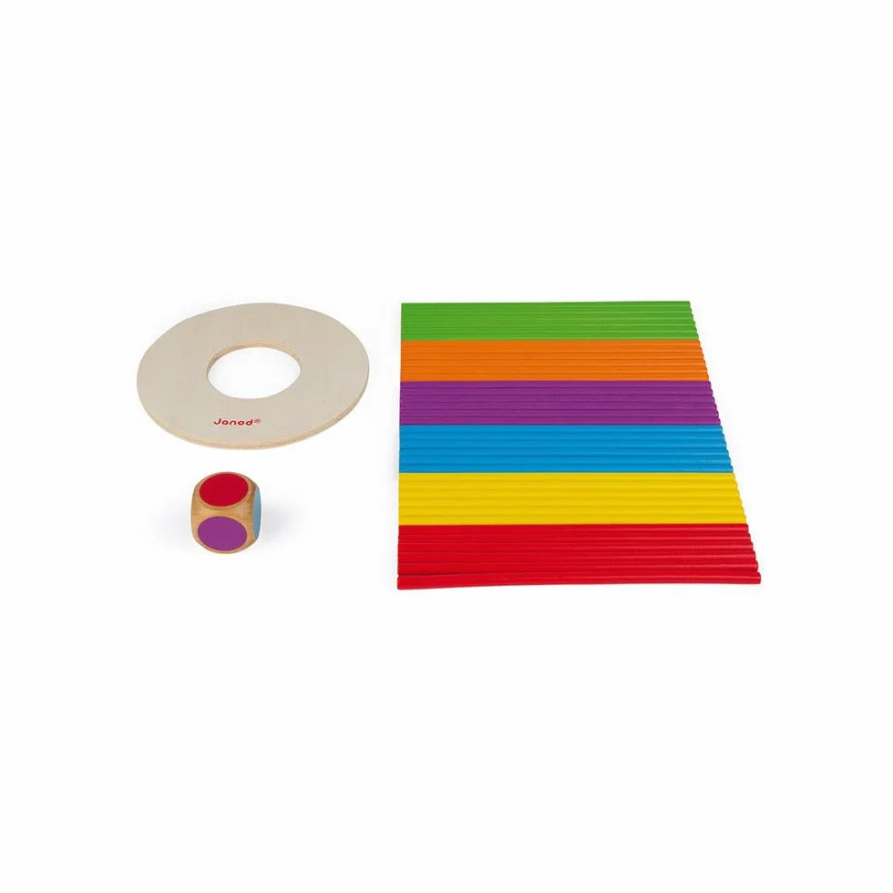 Janod - Juego de Habilidad Crazy Sticks - En Madera - Desde 3 Años, J02695