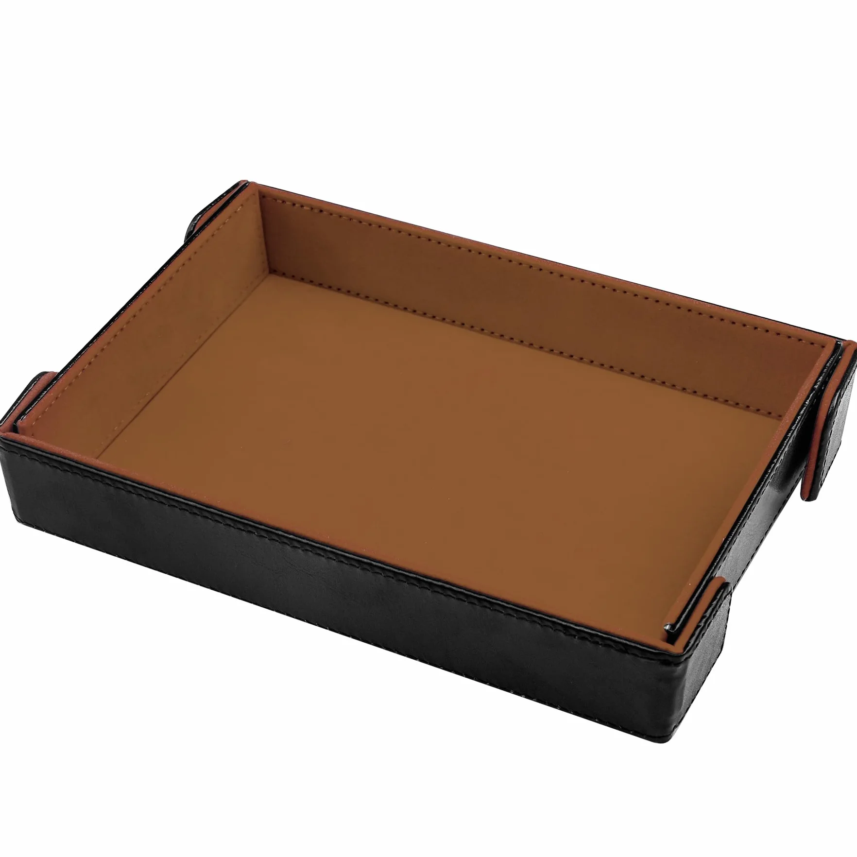 SIQUK Tablero de Dados Magnético Bandeja de Dados Rectangular Tablero de Dados Plegable Dice Tray para DND RPG, Camello