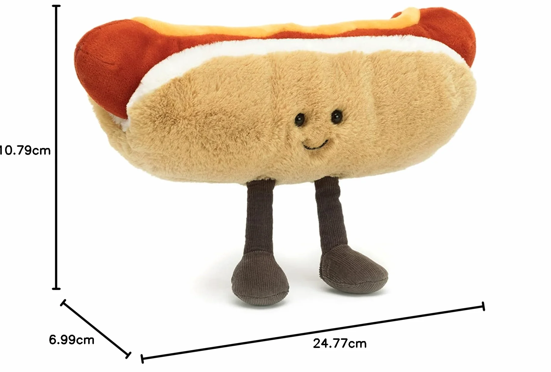 Jellycat Perro Caliente - H: 11 cm