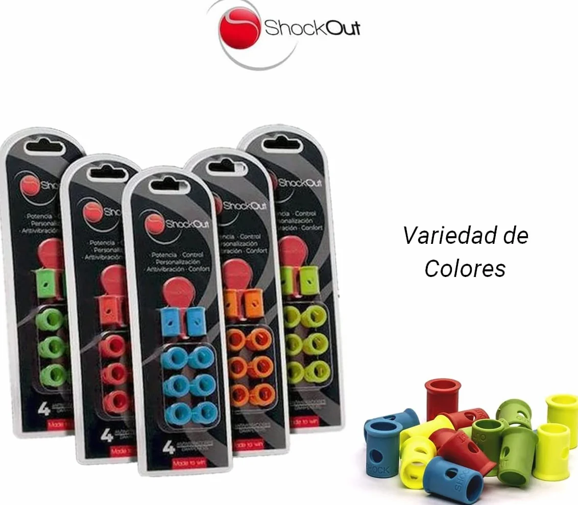 ShockOut Antivibrador de Padel Naranja, Dampener para Palas