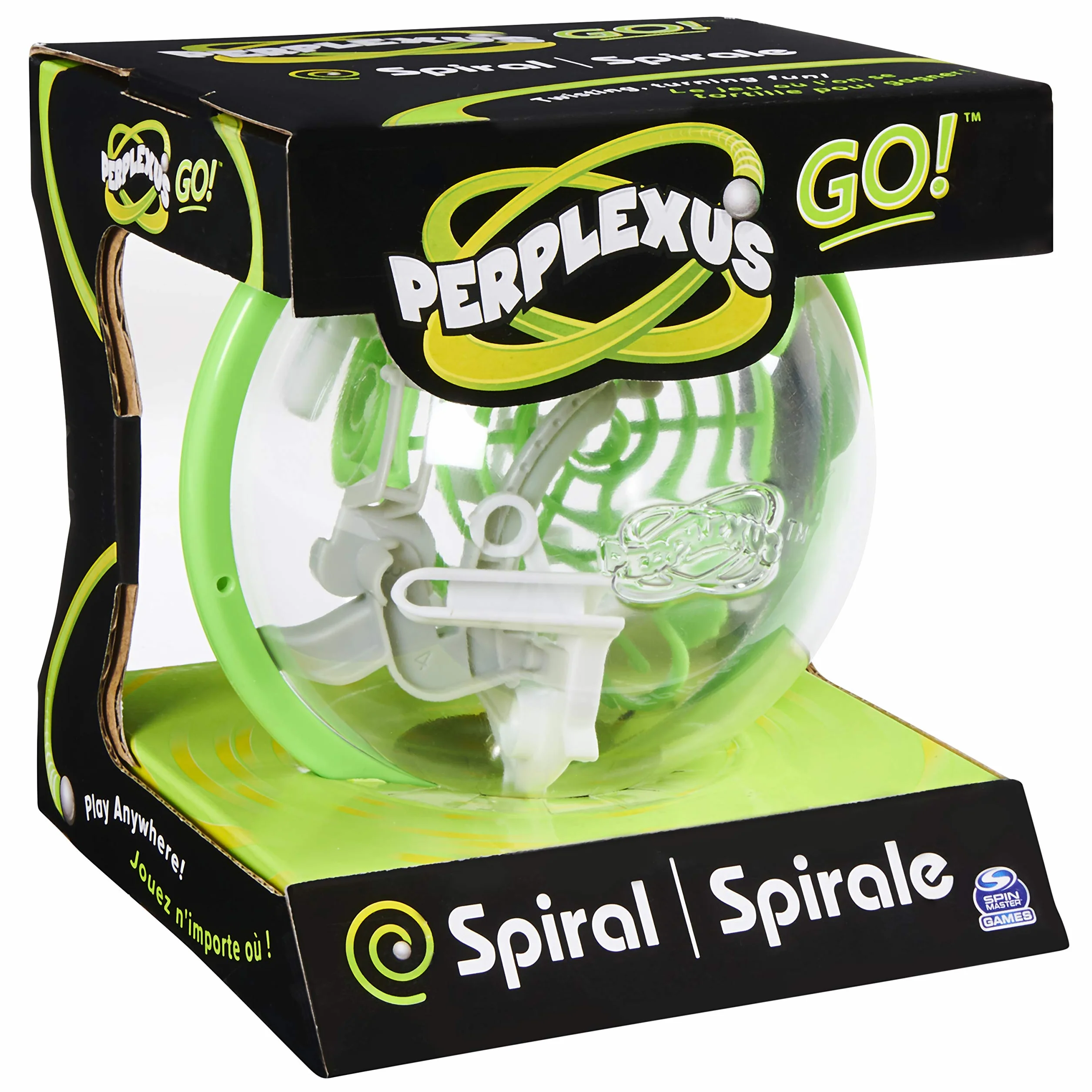 PERPLEXUS - PERPLEXUS GO! - Laberinto 3D con 35 desafíos - Juguete perplejo - Juego de acción y Reflejo - Rotura para niños - Virtus pedagógicas - Juego Infantil de 8 años y + - Color Aleatorio