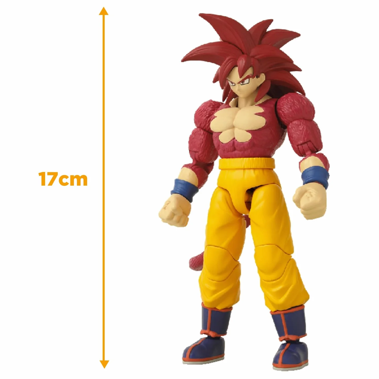 BANDAI Dragon Ball Daima Figura de Acción SS4 Goku Dragon Stars 17 cm Articulada Multicolor