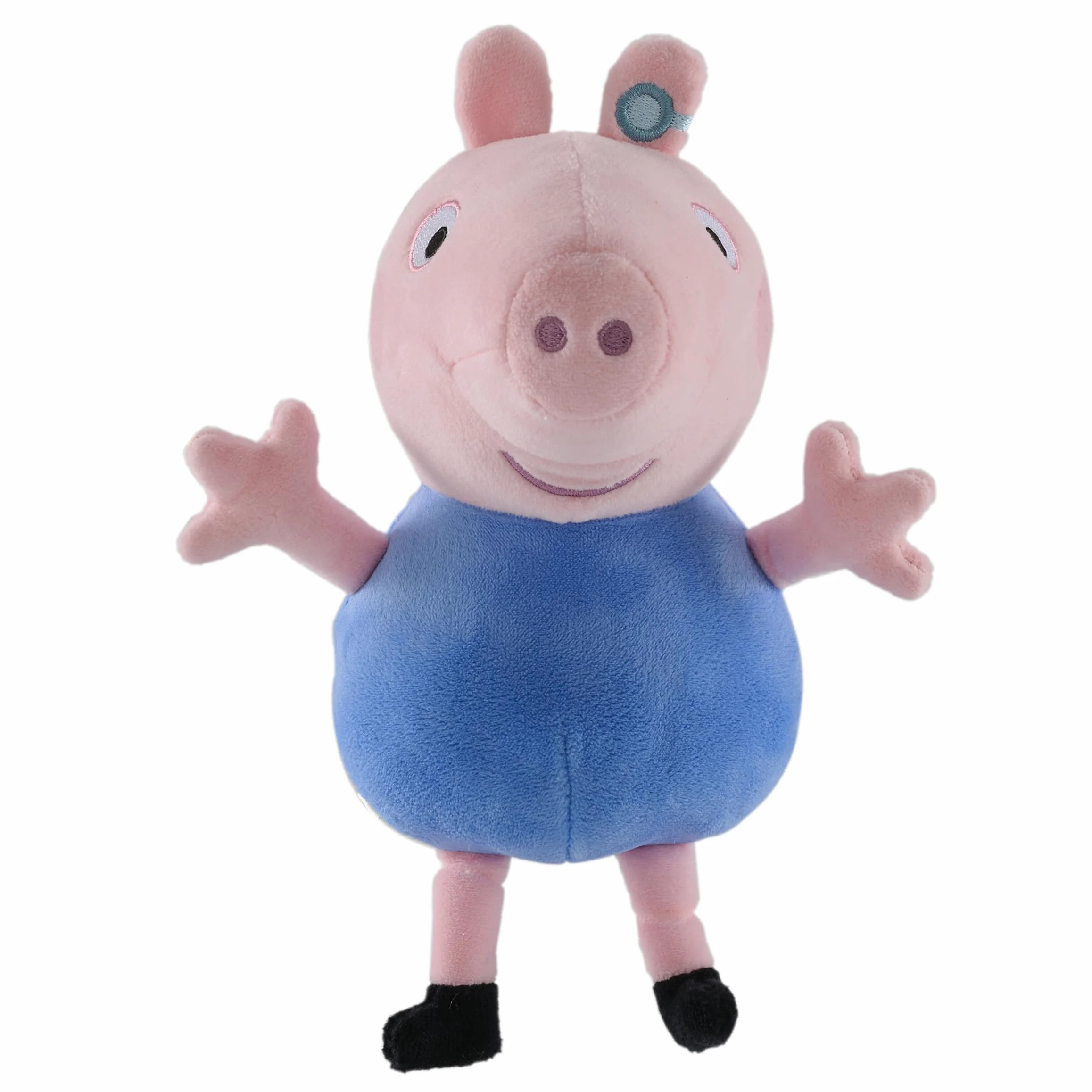 Peppa Pig Talking George, juguete de peluche con efectos de voz y sonido, juguete suave para preescolar
