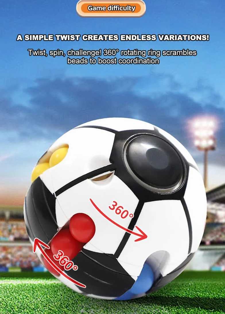 Juguetes de pelota deportiva de rompecabezas - Rompecabezas 3D y juegos de acertijos para niños y adultos, juguetes sensoriales de regalo, cuentas mágicas de inteligencia de 6,35 cm, alivio del estrés