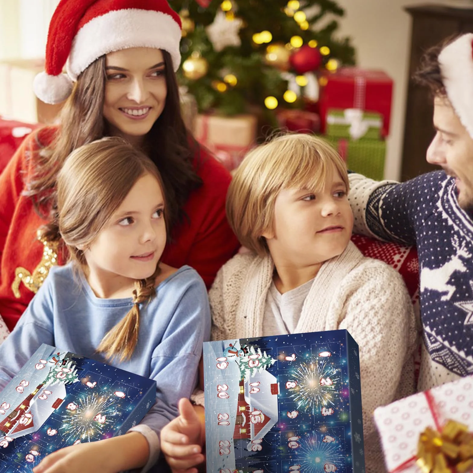 GEEKEO Calendario Adviento 2025 para Niño y Adultos Rompecabezas de Metal con 24 Sorpresas, Christmas Calendario Adviento Regalo para Niños y Niñas