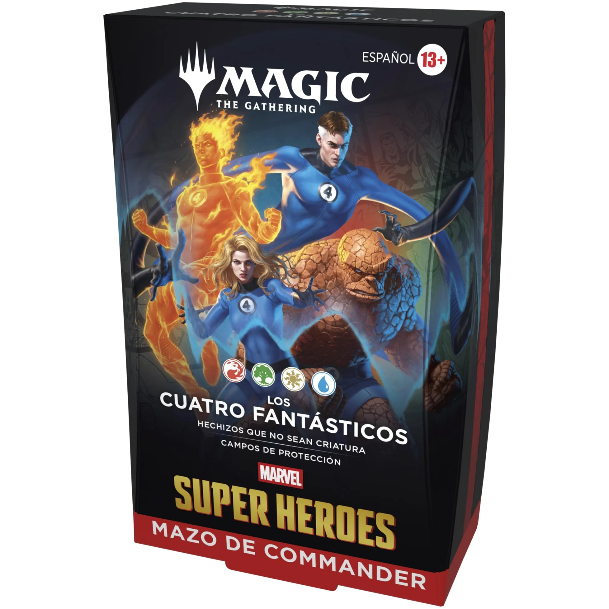 Mazo de Commander de Magic: The Gathering | Marvel Super Heroes - Los Cuatro Fantásticos (Versión en Español)