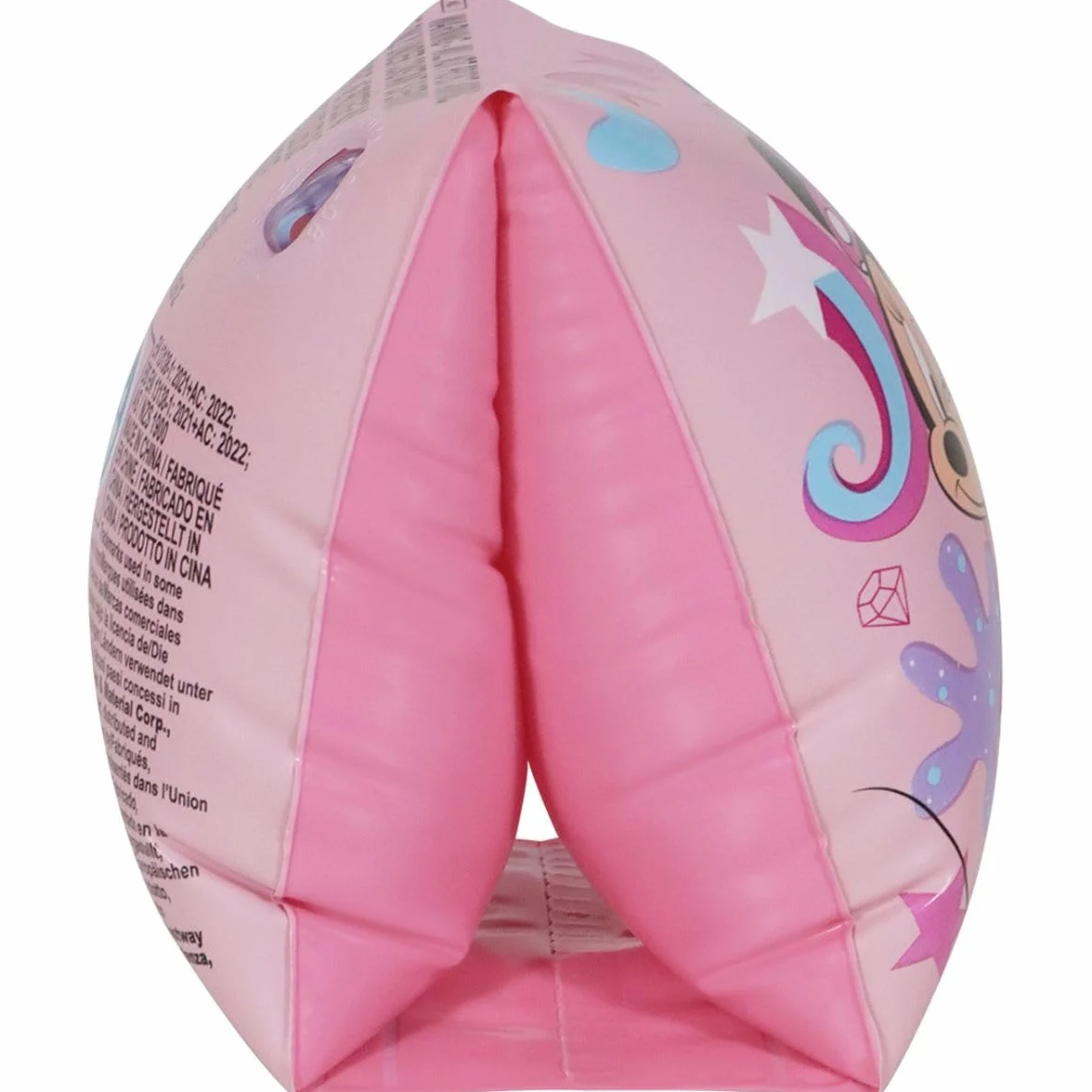 Manguitos hinchables Minnie Junior 23 x 15cm/9" x 6", para niños de 3 a 6 años