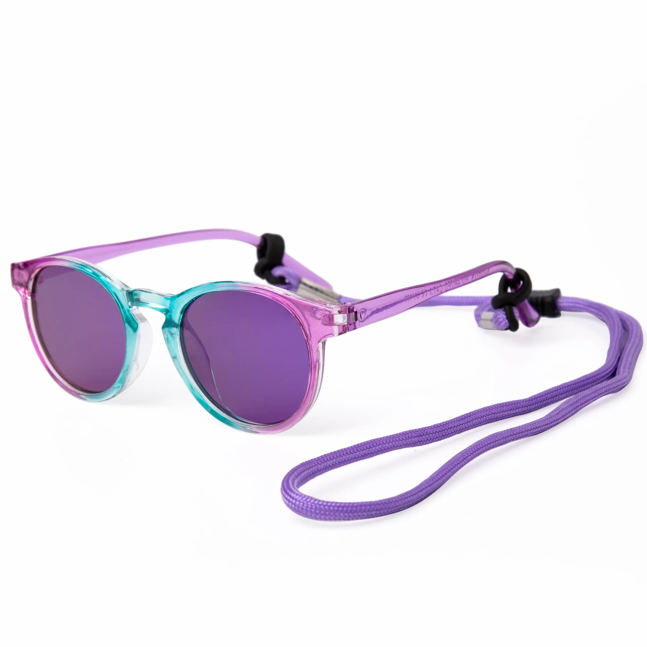 Kiddus Gafas de Sol Niña 4-7 Años Polarizadas UV400 CAT3 TR90 Flexible Sin BPA Cuerda Ajustable Protección UVA UVB ISO CE