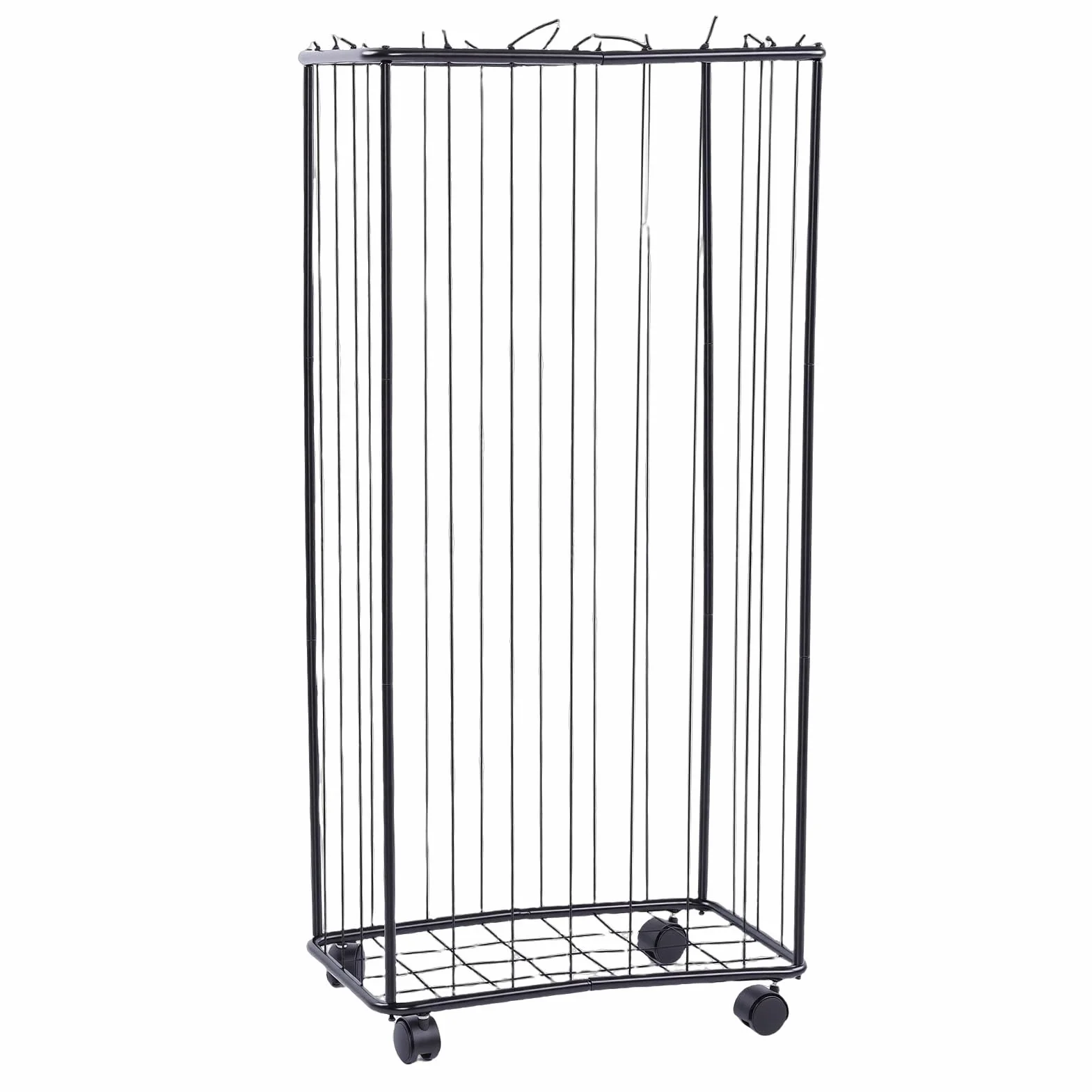 Estante de Almacenamiento de Bolas de Gran Capacidad, Soporte Deportivo con Ruedas de Acero al Carbono para Baloncesto y Fútbol