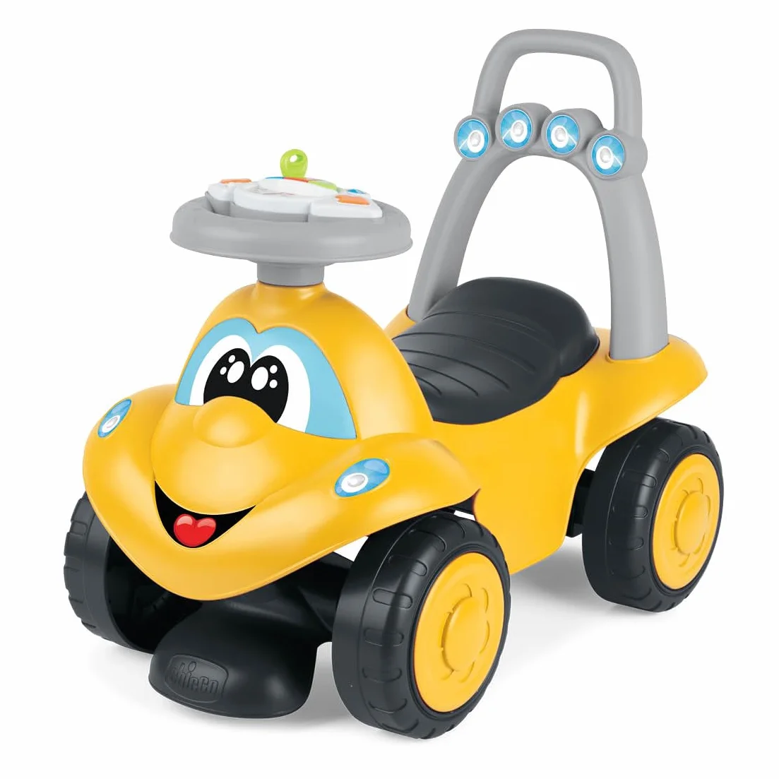 Chicco Andador Correpasillos 2 en 1 Billy El Caminón, Interactivo con Sonidos y Luces, Andador Bebé Primeros Pasos, Juguetes Bebés y Niños De 9 Meses a 3 Años, Amarillo