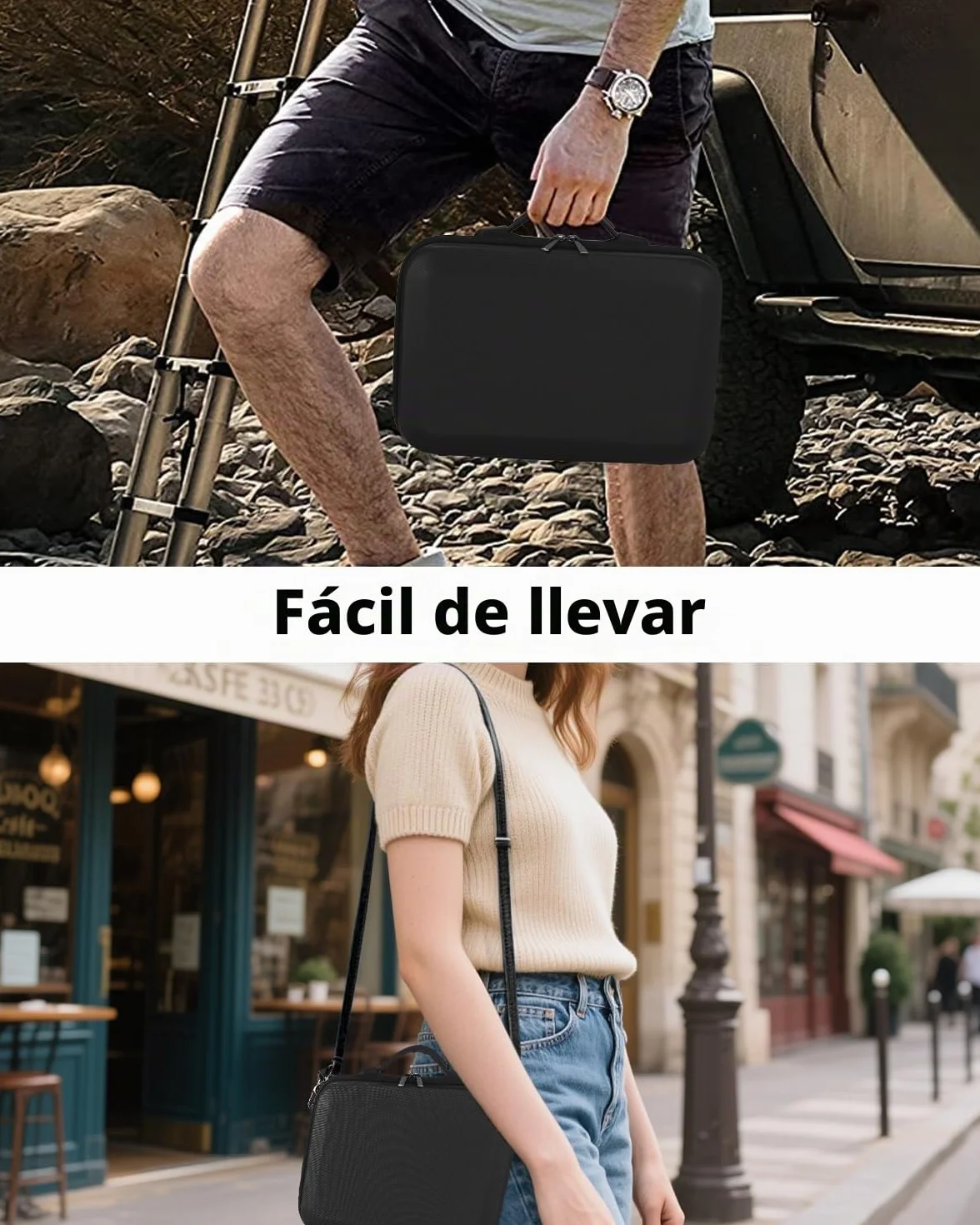 Estuche rígido protectora para DJI Neo Drone, Controlador y Accesorios, Negro